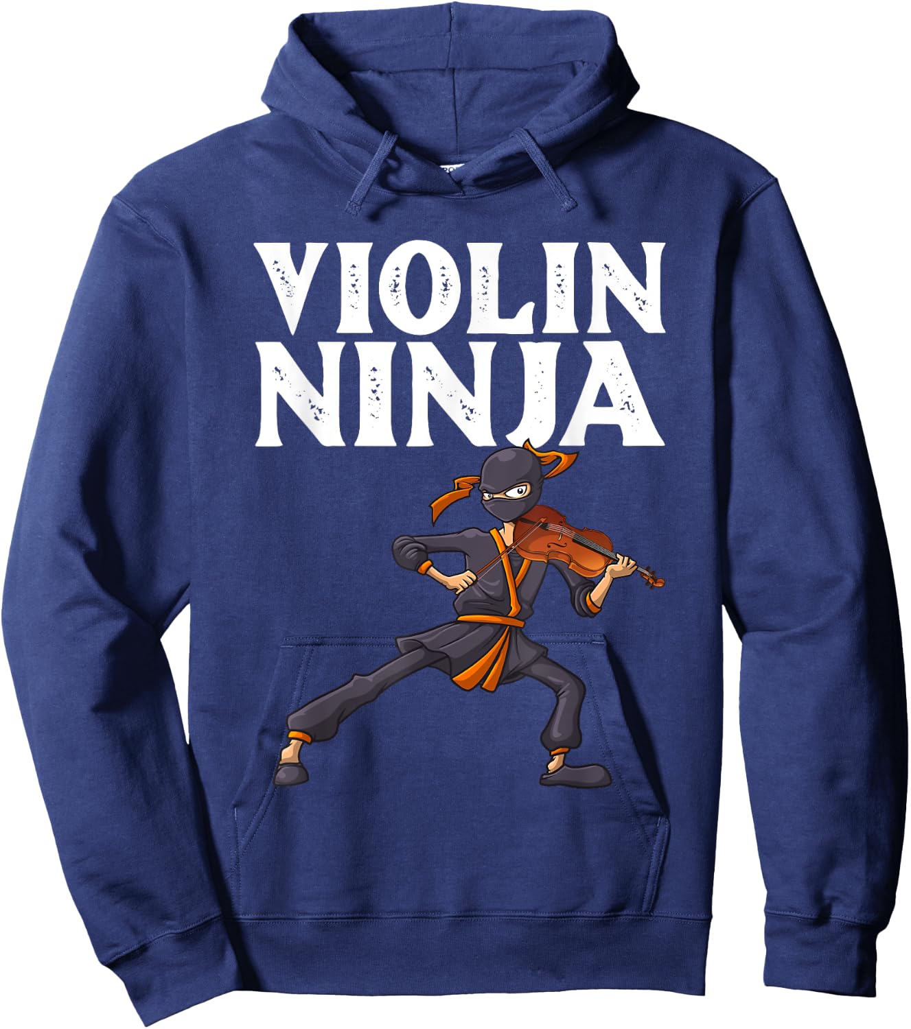 Cool Violin Ninja Women Musician Viola Cello Players Hoodie - Hoodie | Navy