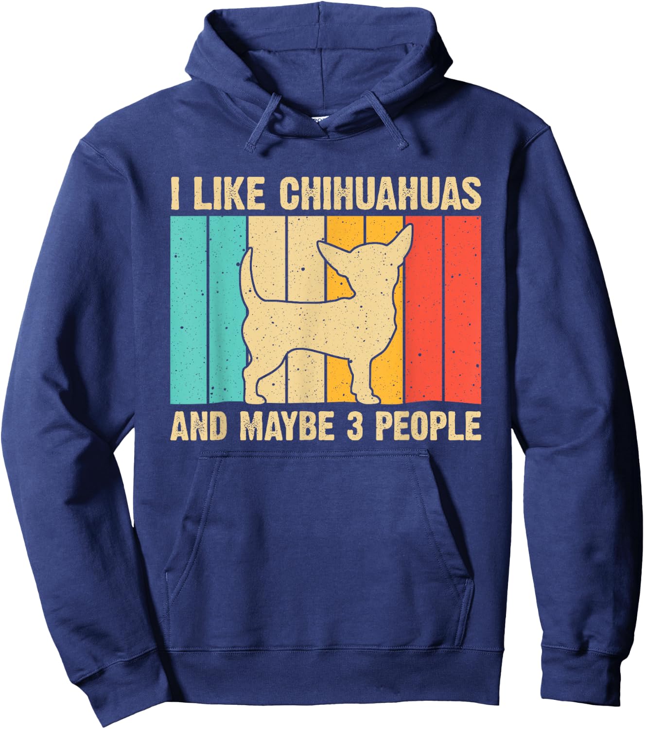 Cute Chihuahua Design Kids Men Pet Puppy Lovers Hoodie - Hoodie | Navy
