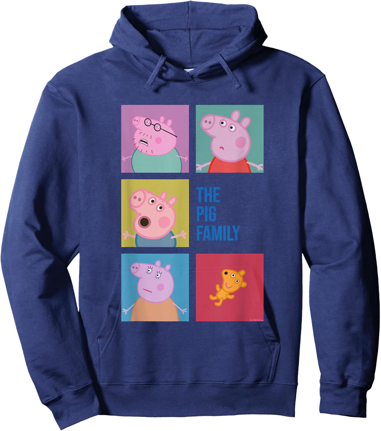Peppa Pig - The Pig Family Hoodie - Hoodie | Navy