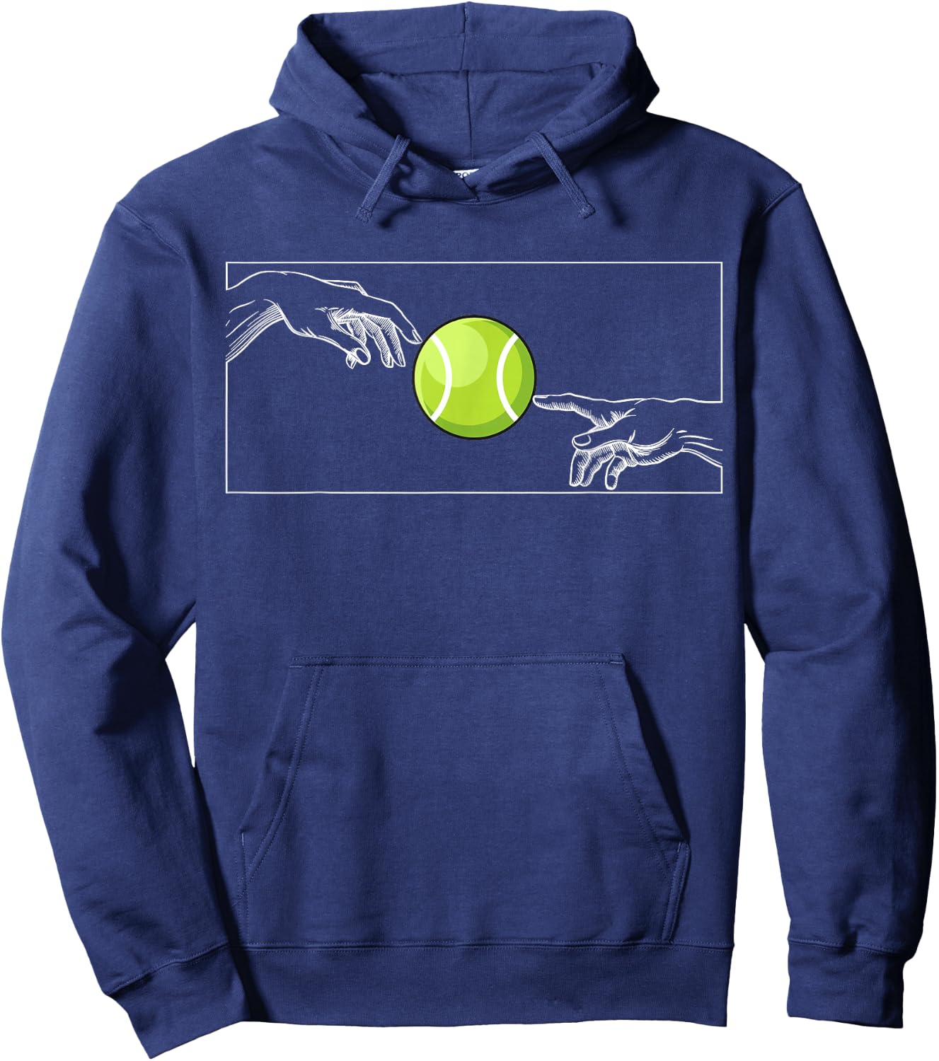 Tennis Ball for Tennis Players Tennis Player Tennis Hoodie - Hoodie | Navy