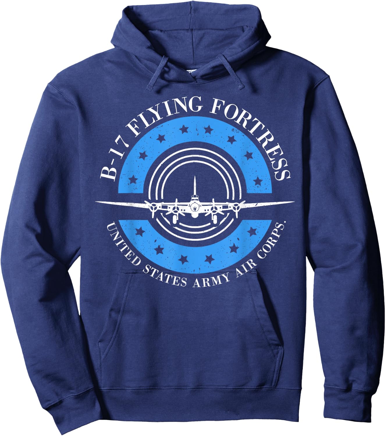 B-17 Flying Fortress gift, Air Force, Aviation design Hoodie - Hoodie | Navy