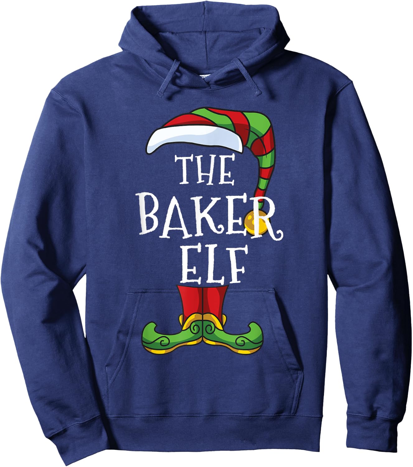 Baker Elf Family Matching Christmas Funny Baking Hoodie - Hoodie | Navy