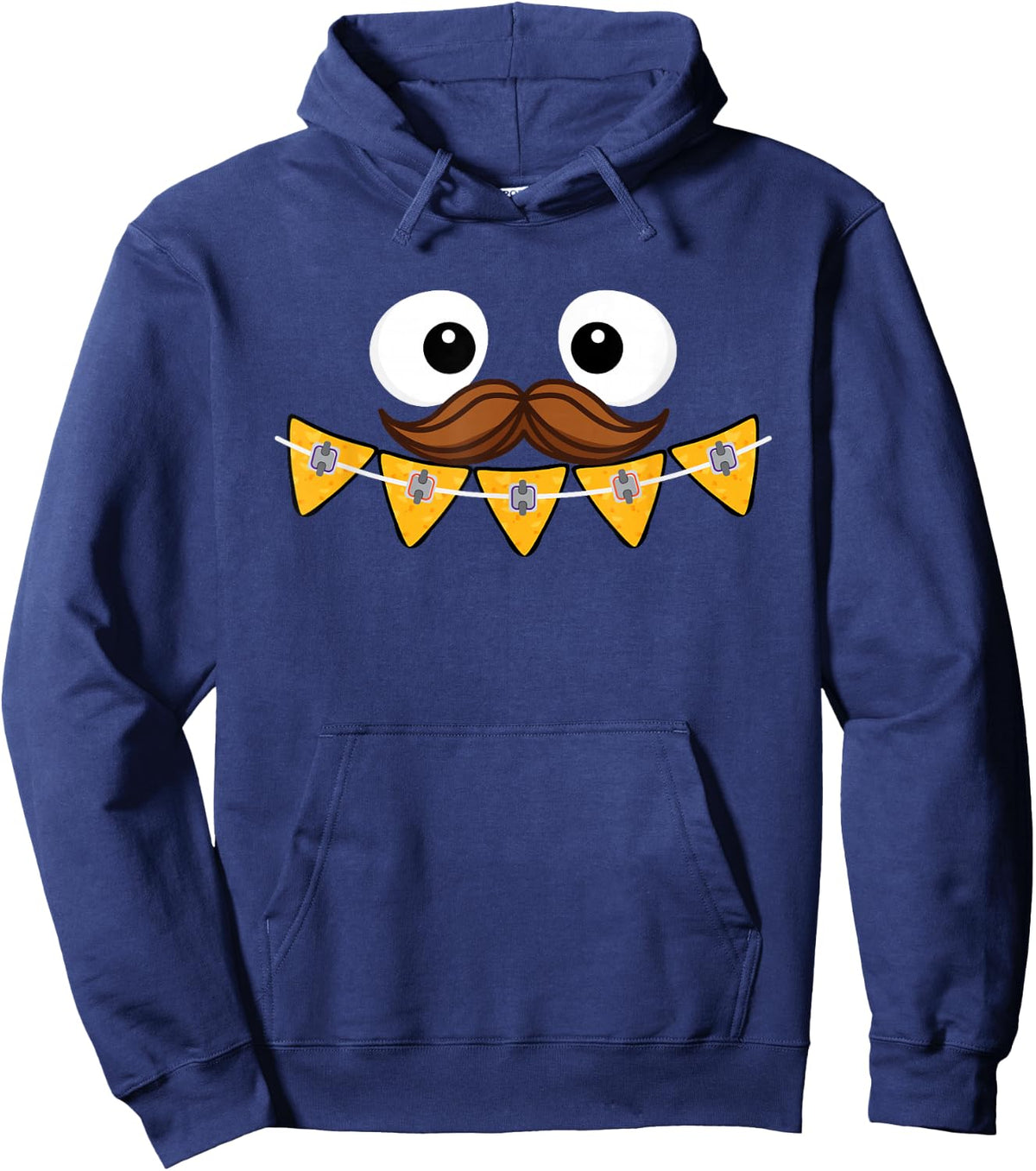 Orthodontist Cinco de Mayo Dental Brace Rubber Bands Nachos Hoodie - Hoodie | Navy