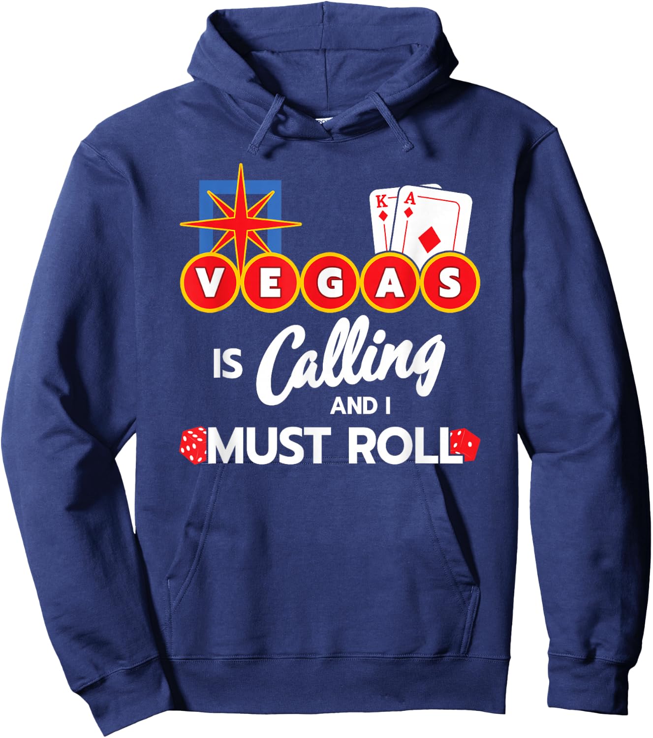 Vegas Calling - Party in Las Vegas - Vegas Trip - Las Vegas Hoodie - Hoodie | Navy