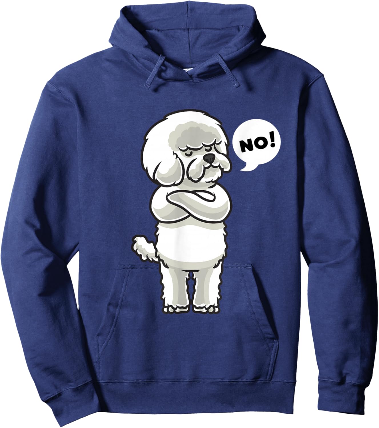 Sturer Bichon Frise Hoodie - Hoodie | Navy