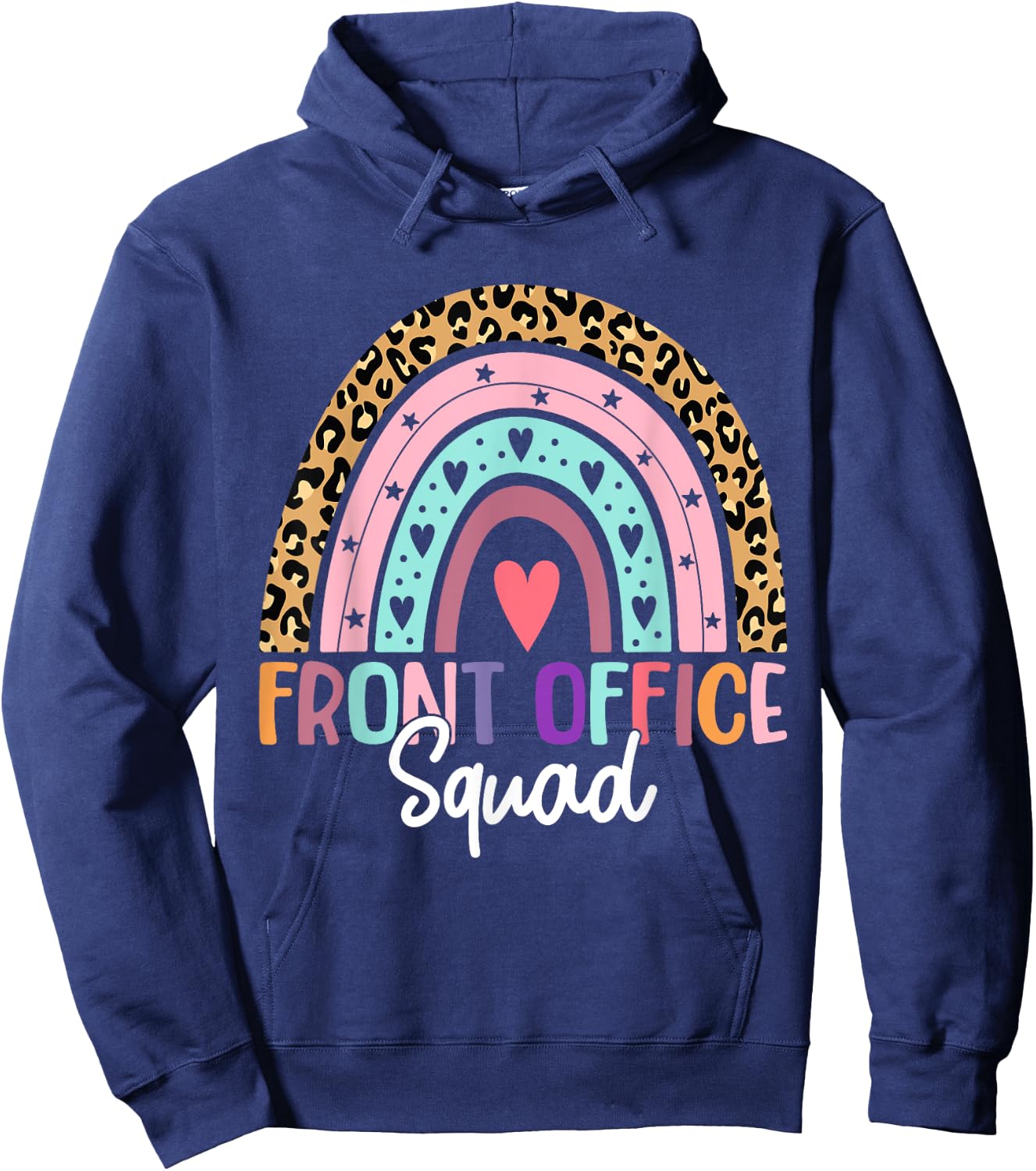 Front Office Squad Administrative Assistant School Secretary Hoodie - Hoodie | Navy