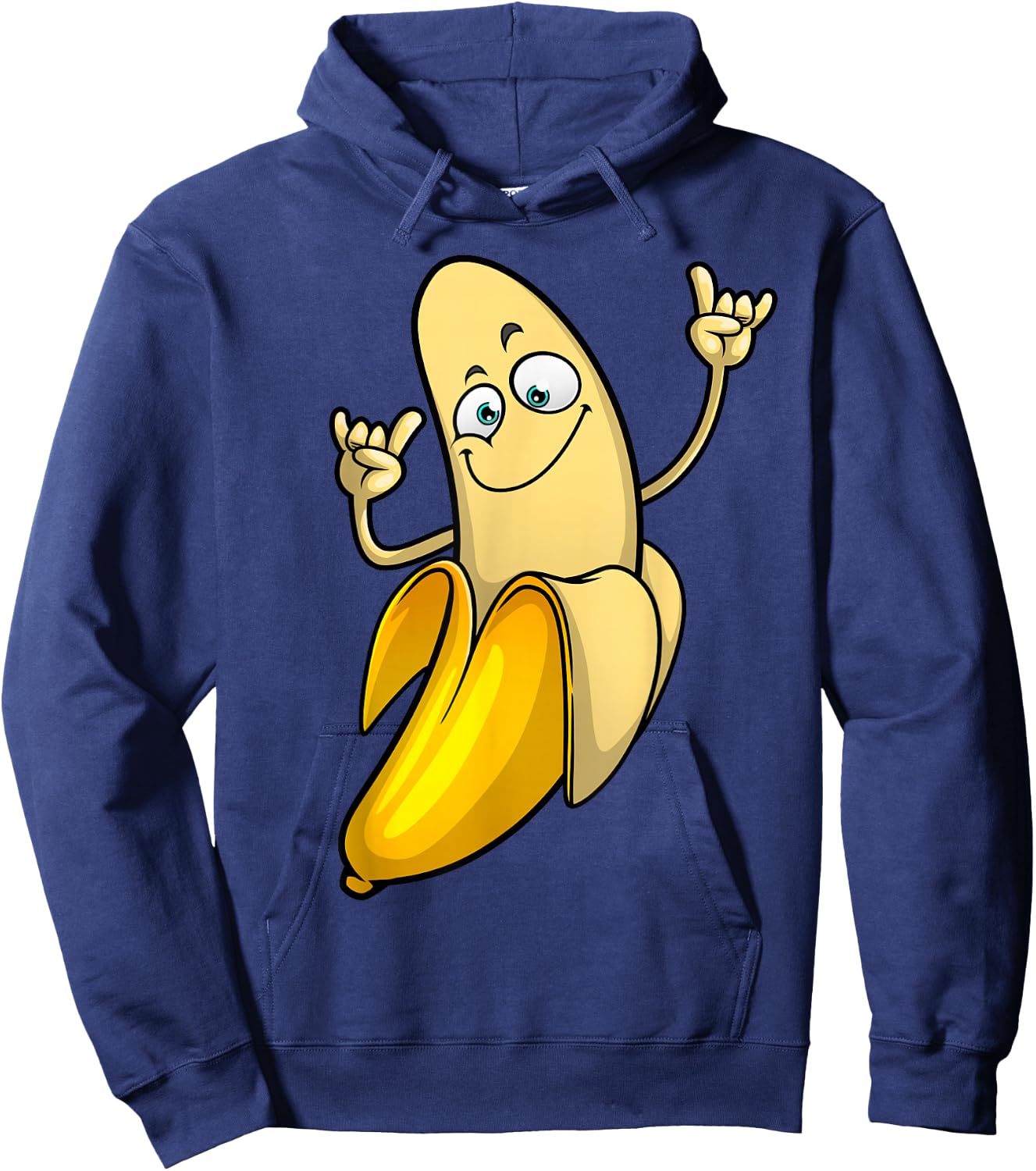 Funny Banana Designs Women Fruit Lover Farming Food Hoodie - Hoodie | Navy