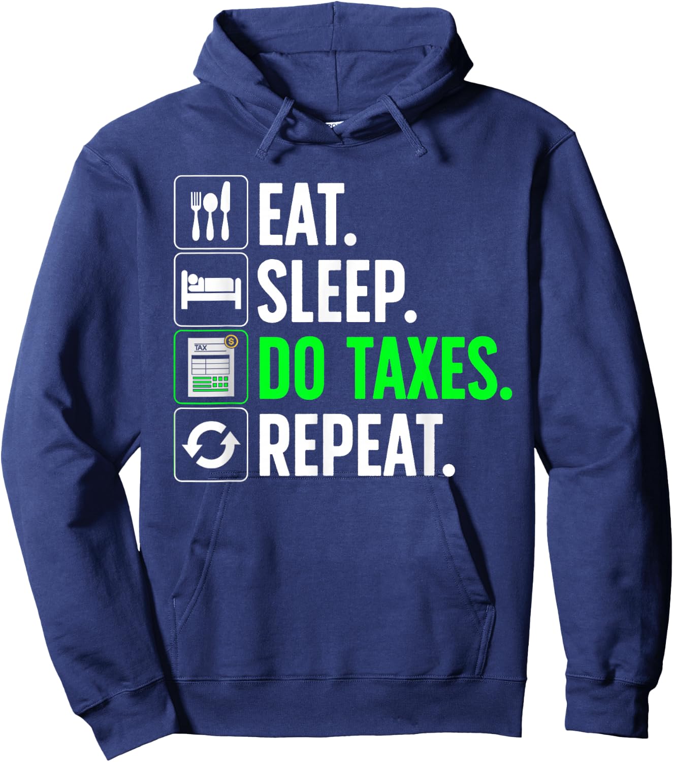 Cute Accountant Design Women Accountant Accounting Hoodie - Hoodie | Navy