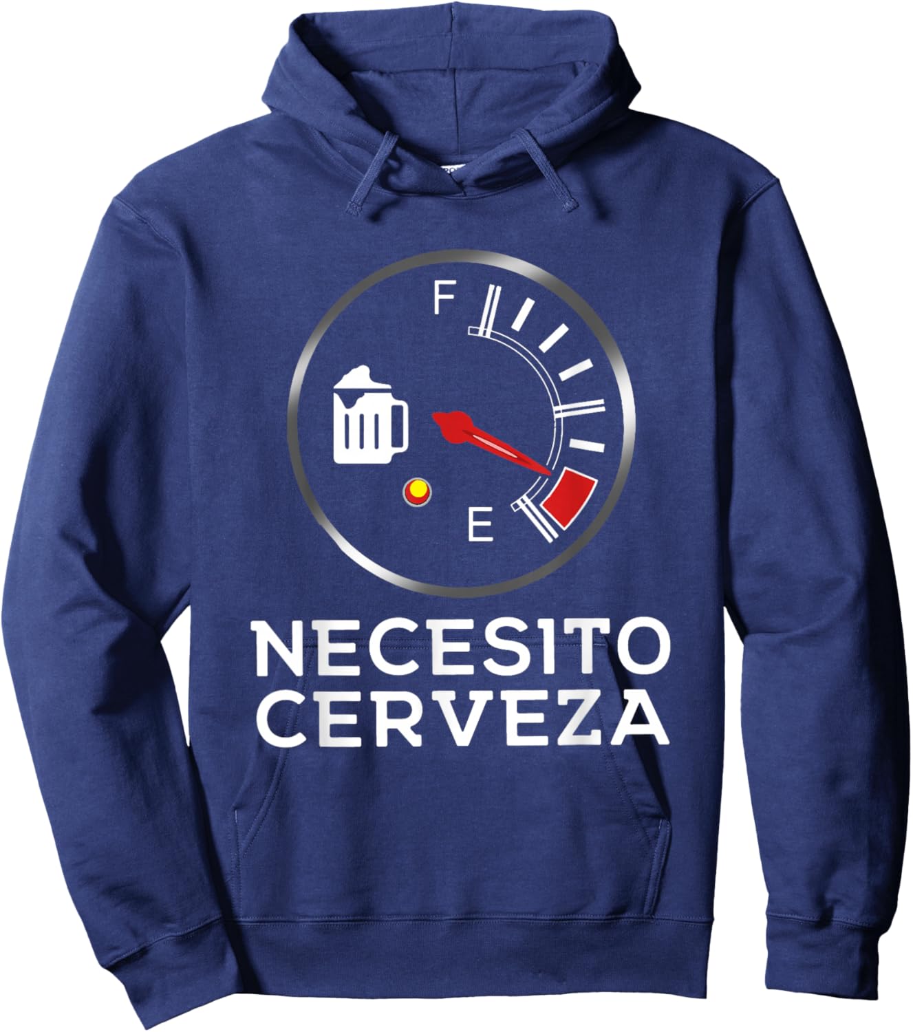 Necesito Cerveza Funny Spanish I Need Beer Hoodie - Hoodie | Navy