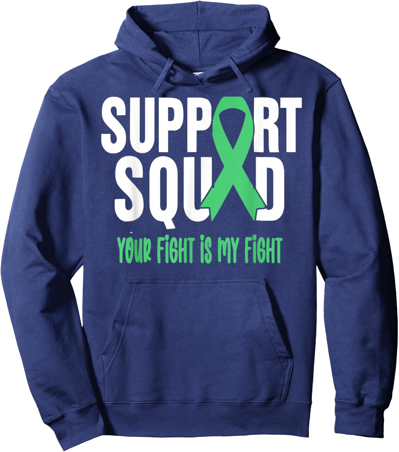 Liver Cancer Support Squad Liver Cancer Awareness Hoodie - Hoodie | Navy