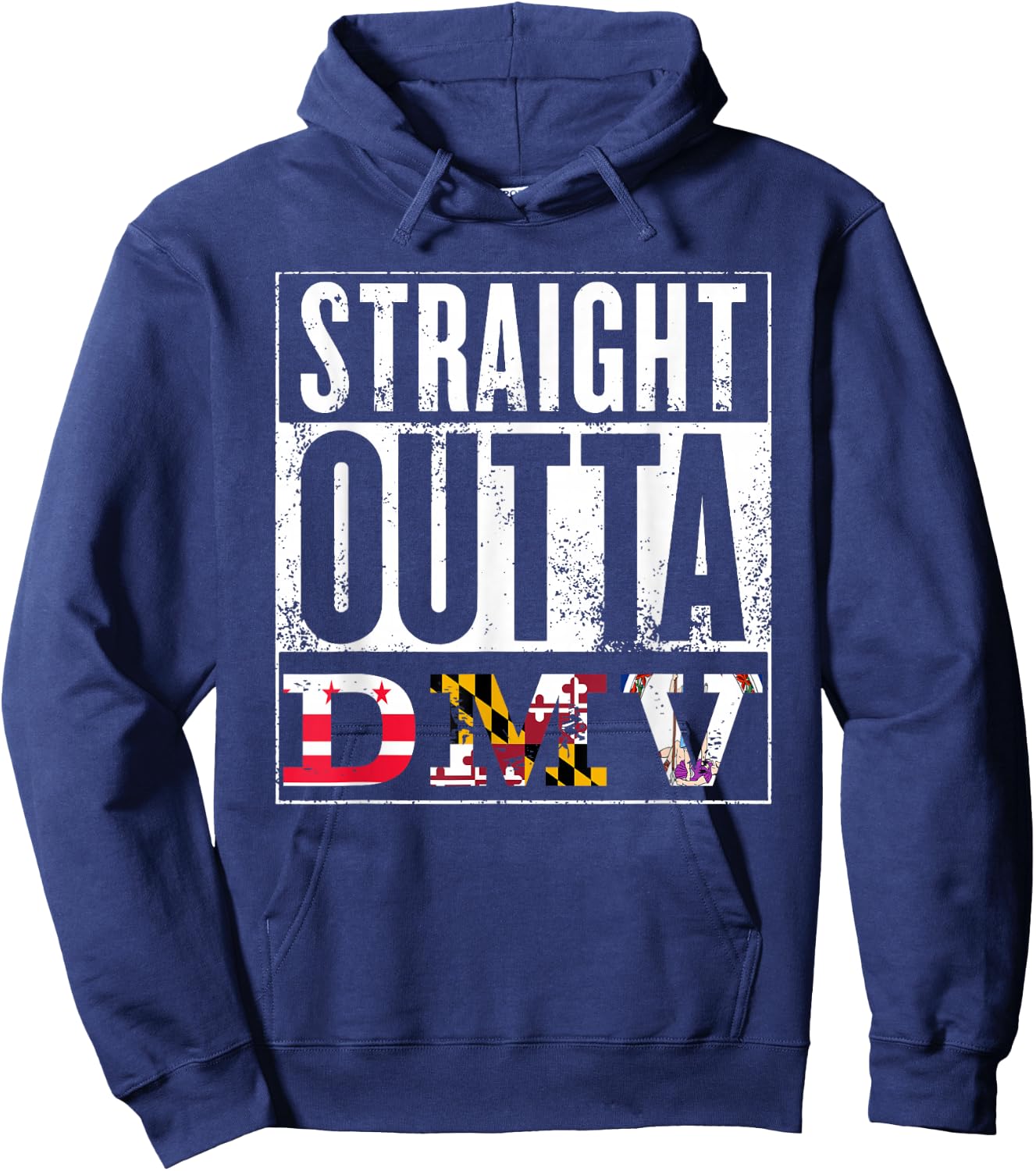 DMV - D.C., Maryland, Virginia - Souvenir Hoodie - Hoodie | Navy