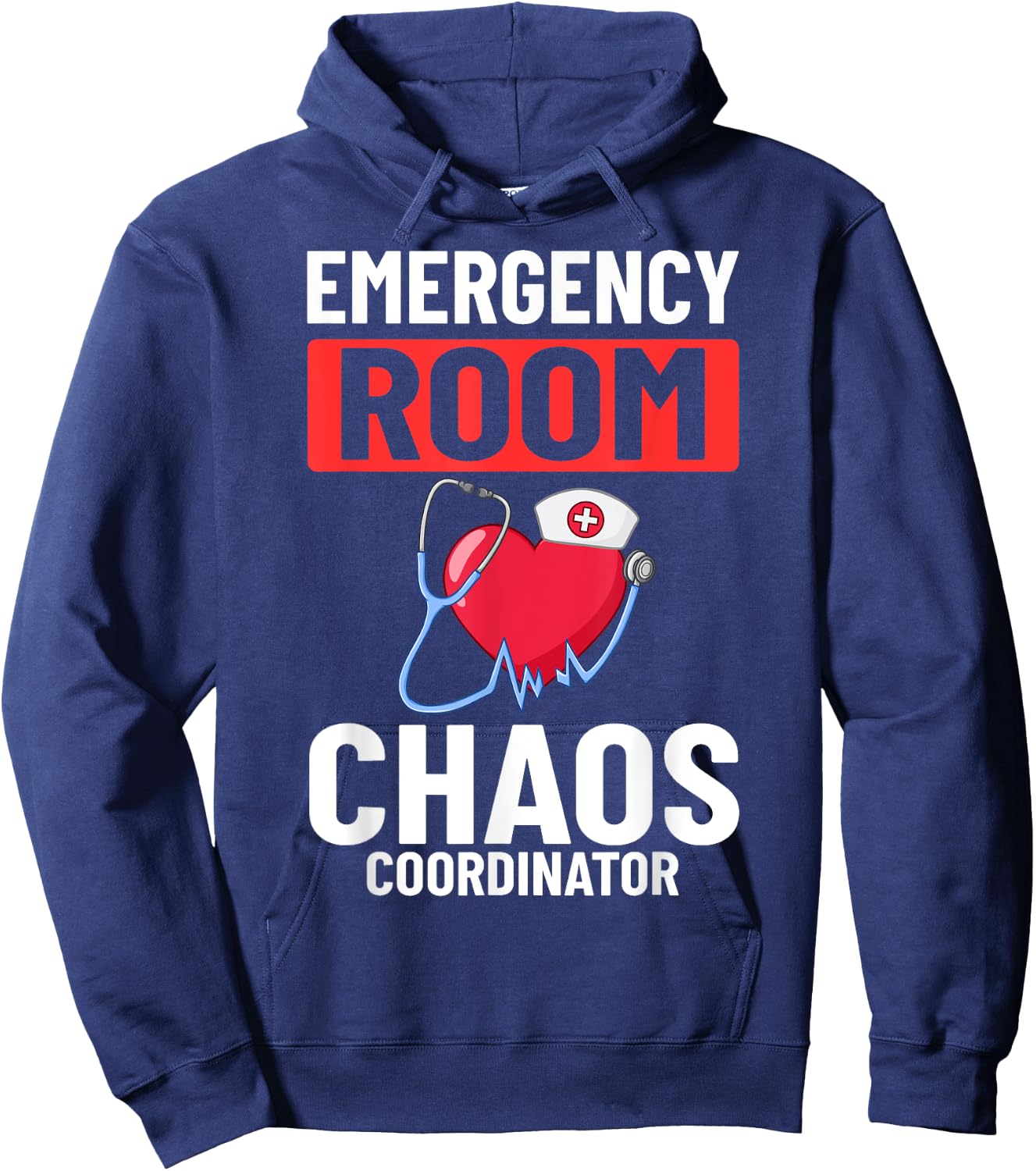 Emergency Room Technician ER Nurse Hospital Department Hoodie - Hoodie | Navy