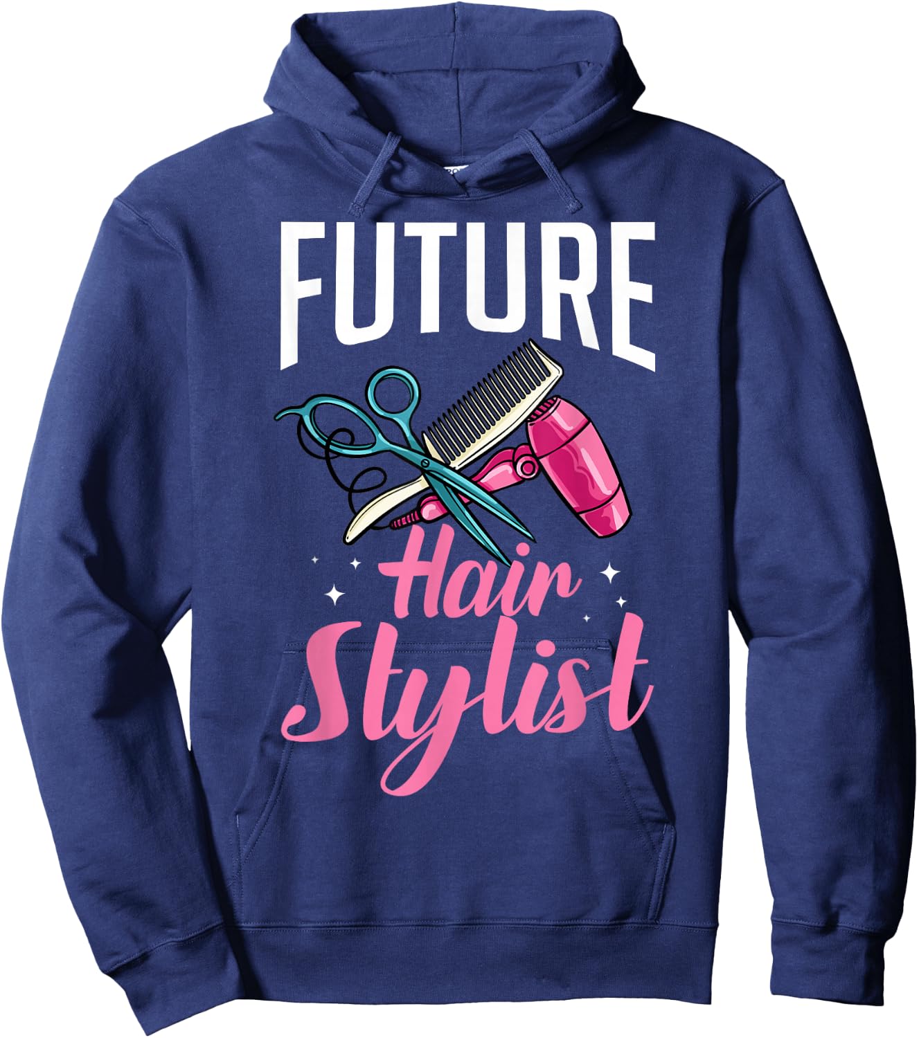 Hairstylist Hairdressing Hairdresser Hair Stylist Hoodie - Hoodie | Navy