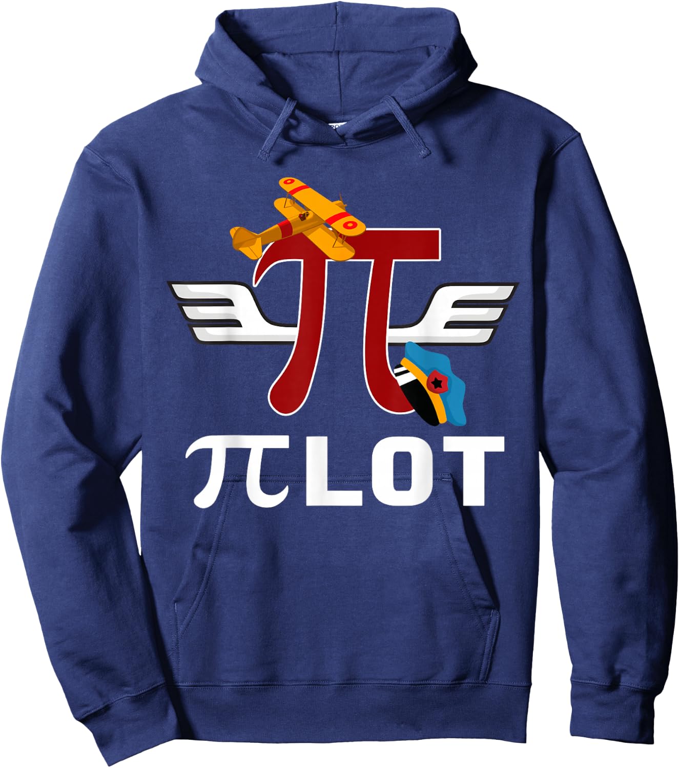 PiLot - Pi Day Shirt For Kids | Happy Pi Day 3.14 Gift Shirt Hoodie - Hoodie | Navy