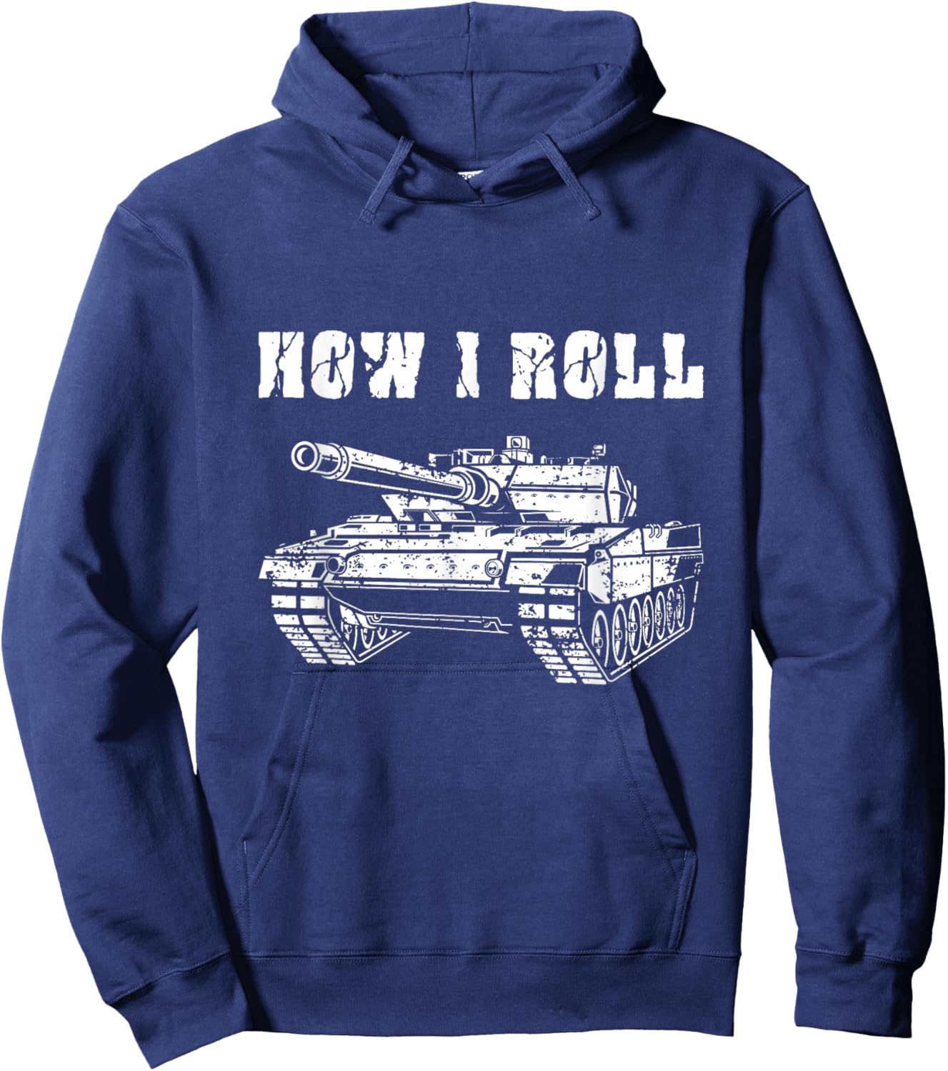 Tank Military Vehicle Firepower Army Soldier Hoodie - Hoodie | Navy