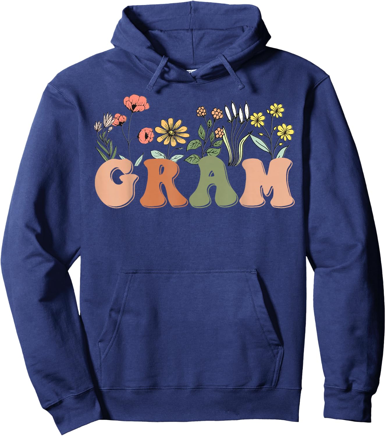 Wildflowers Gram Floral Mother's Day Gram Hoodie - Hoodie | Navy