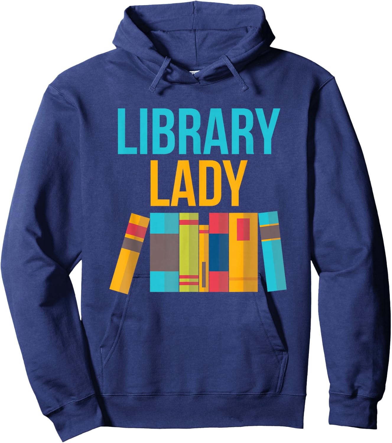 Library Lady - Librarian Design , Girls, Librarians Hoodie - Hoodie | Navy
