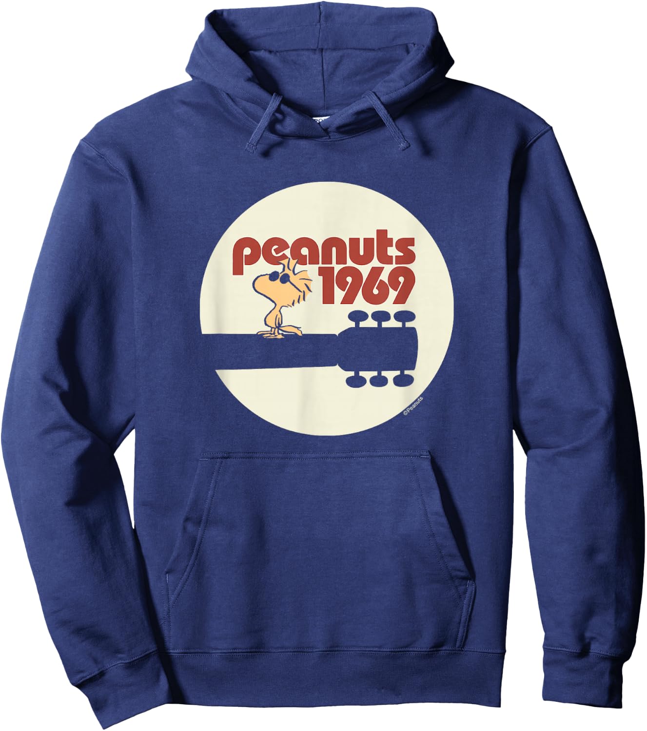 Peanuts - Woodstock 1959 Music Guitar Hoodie - Hoodie | Navy