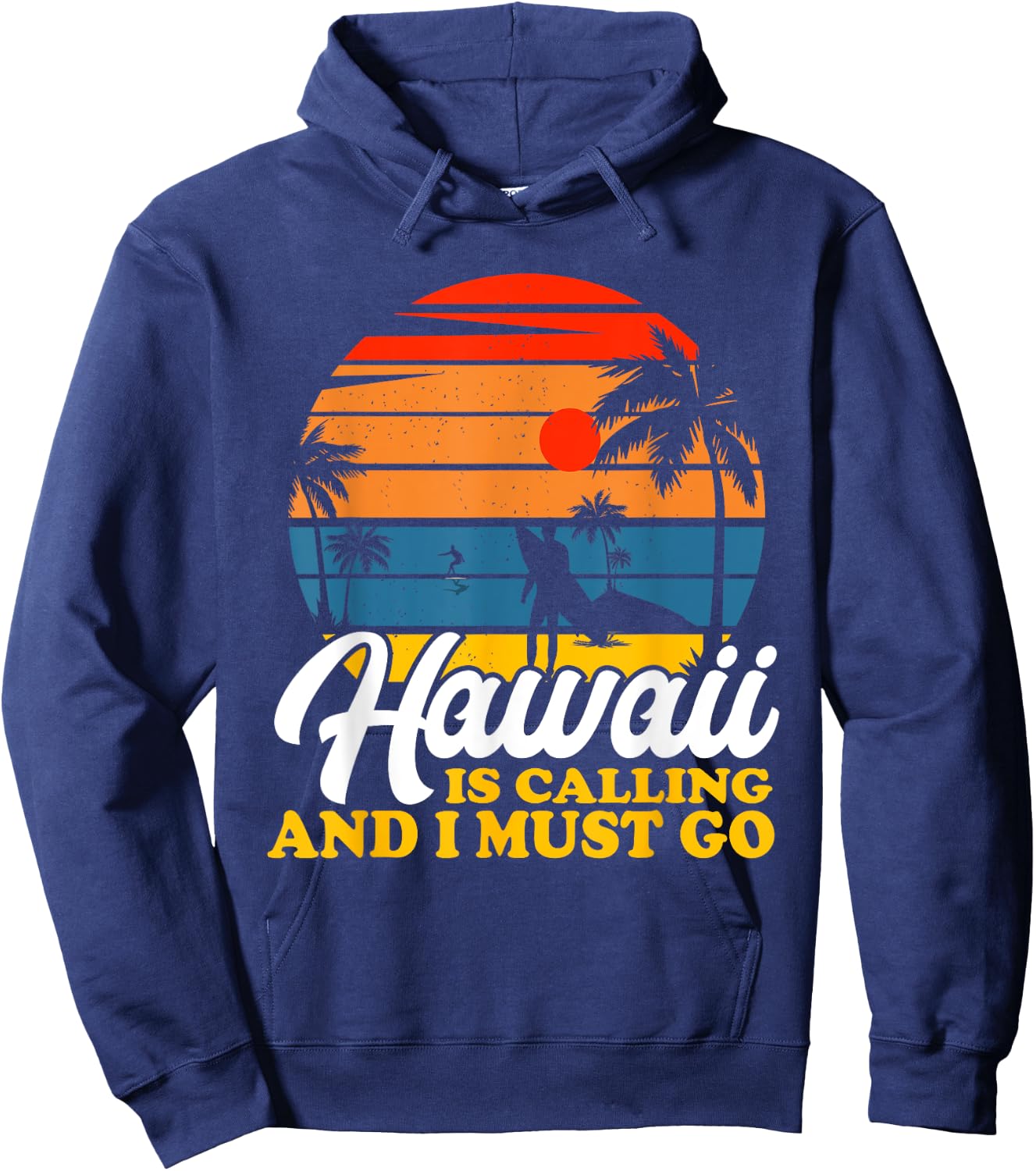 Hawaiian Summer Holiday Hawaii Is Calling And I Must Go Women Kids Hoodie - Hoodie | Navy