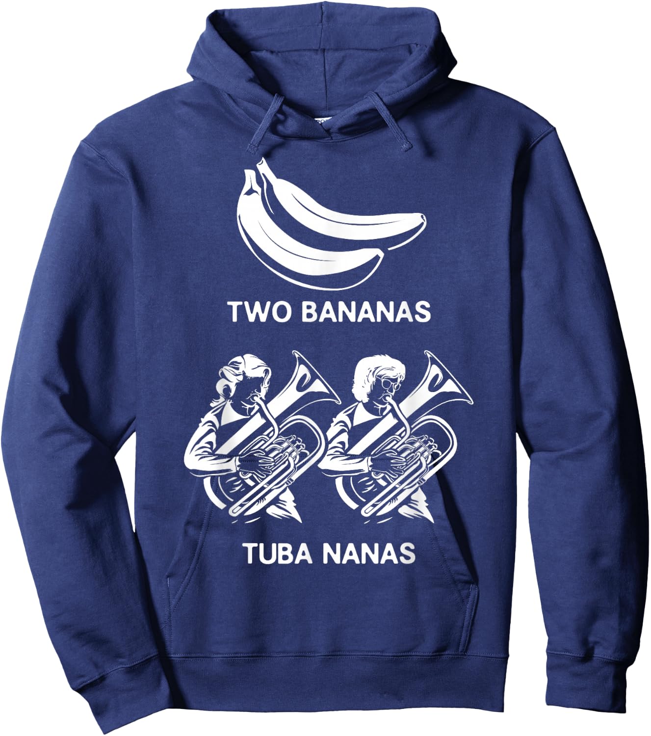 Tuba Player Tuba Jokes Musician Quotes Tubaist Marching Band Hoodie - Hoodie | Navy