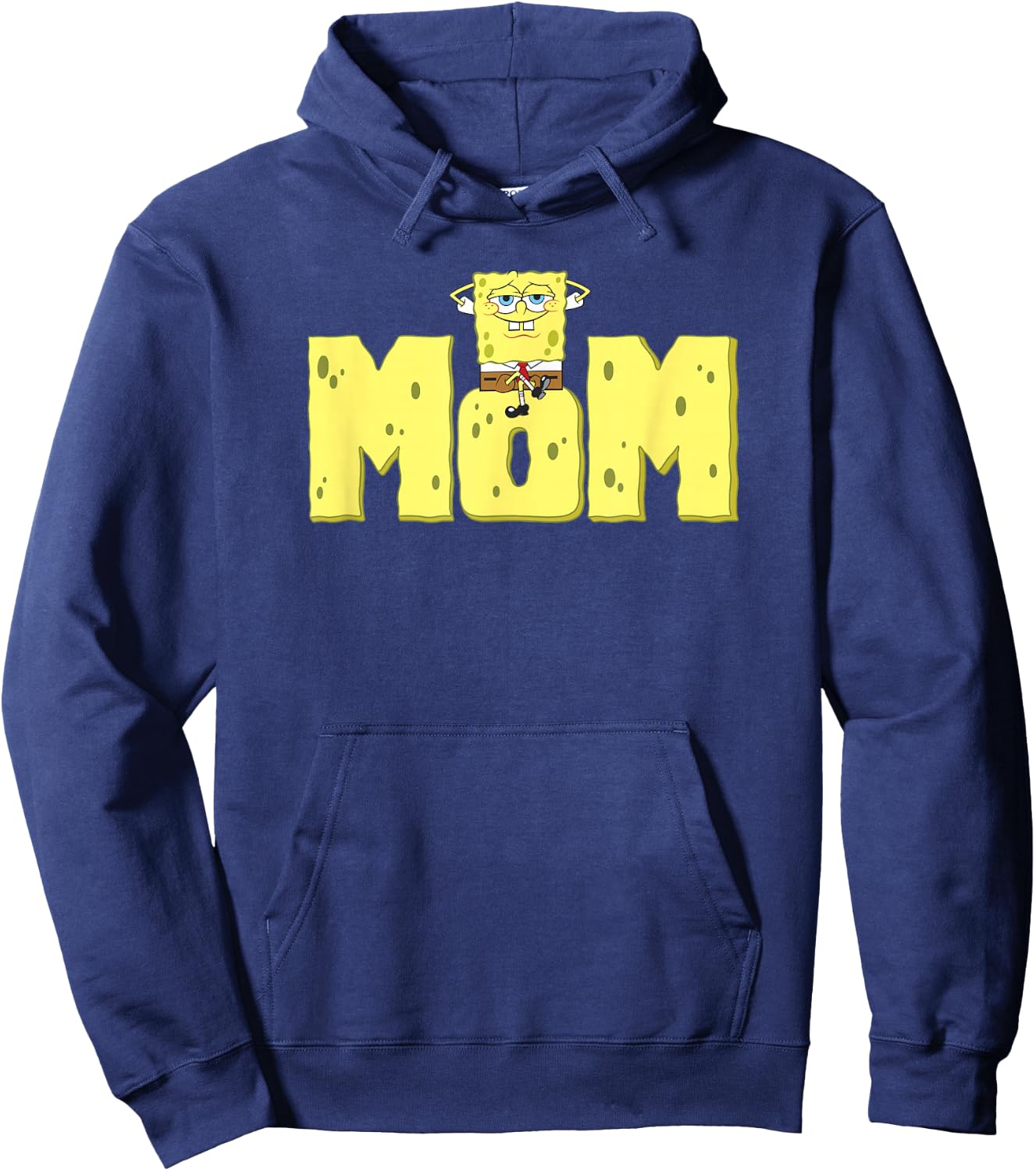 Spongebob Squarepants Mother's Day Sponge Mom Logo Hoodie - Hoodie | Navy