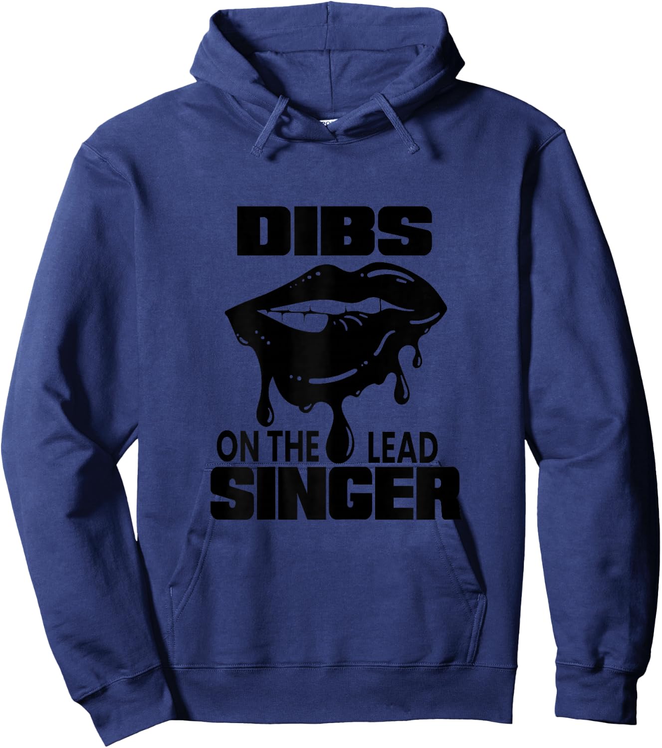 Dibs On The Lead Singer Live Band Hoodie - Hoodie | Navy