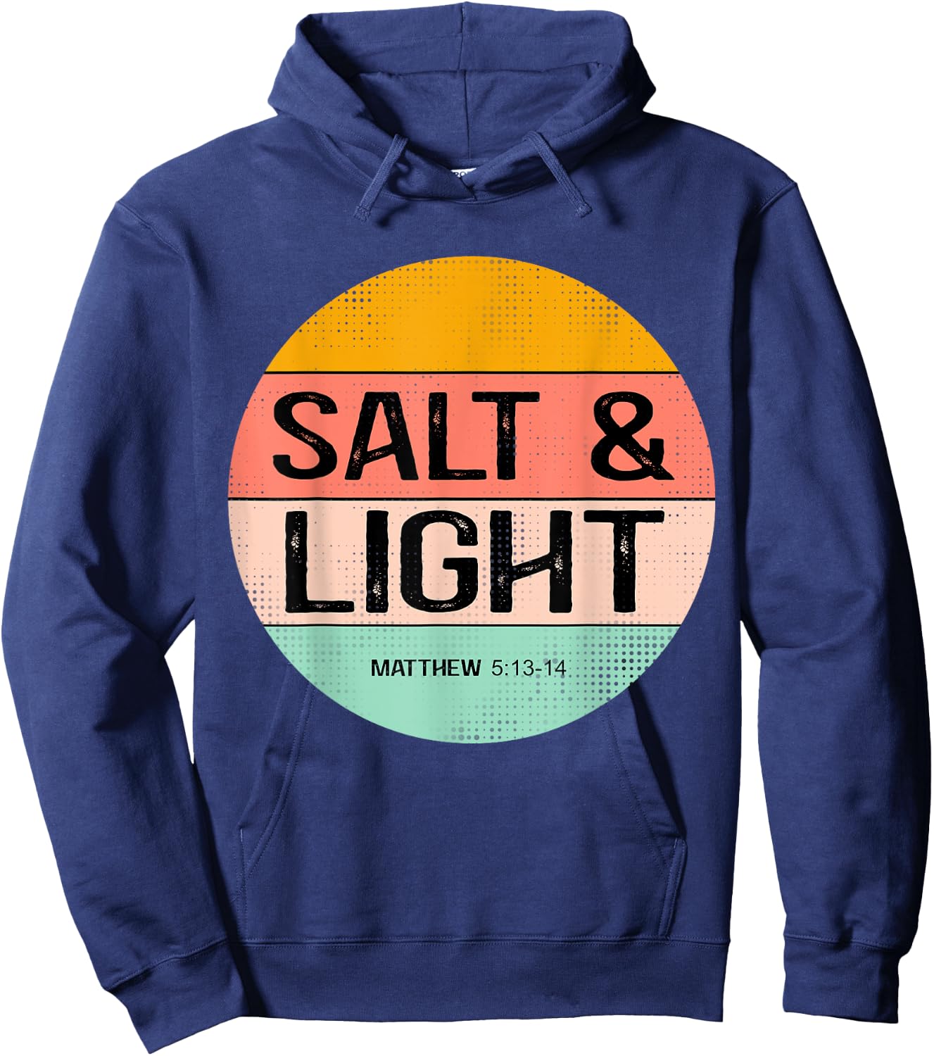 Retro Summer Salt & Light, Women's Christian Apparel Hoodie - Hoodie | Navy