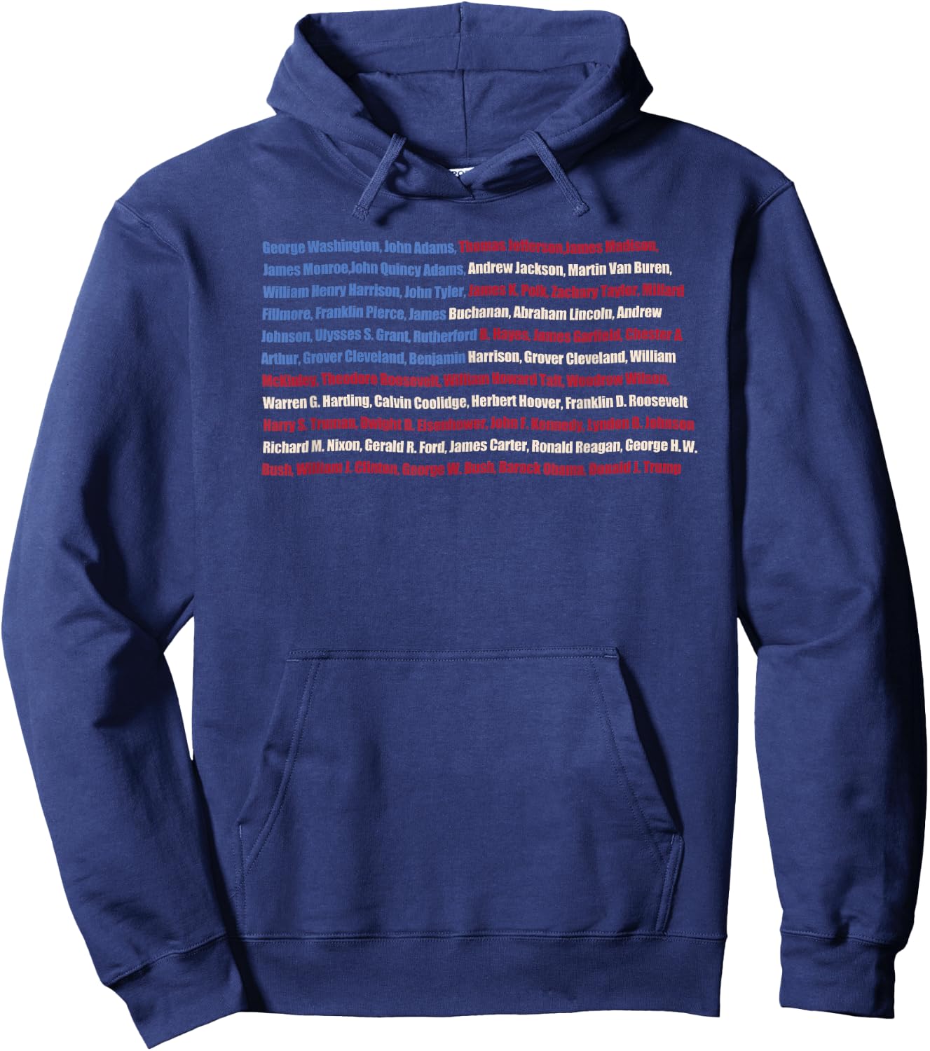 All Presidents of the United States,US,Patriotic Gift Hoodie - Hoodie | Navy