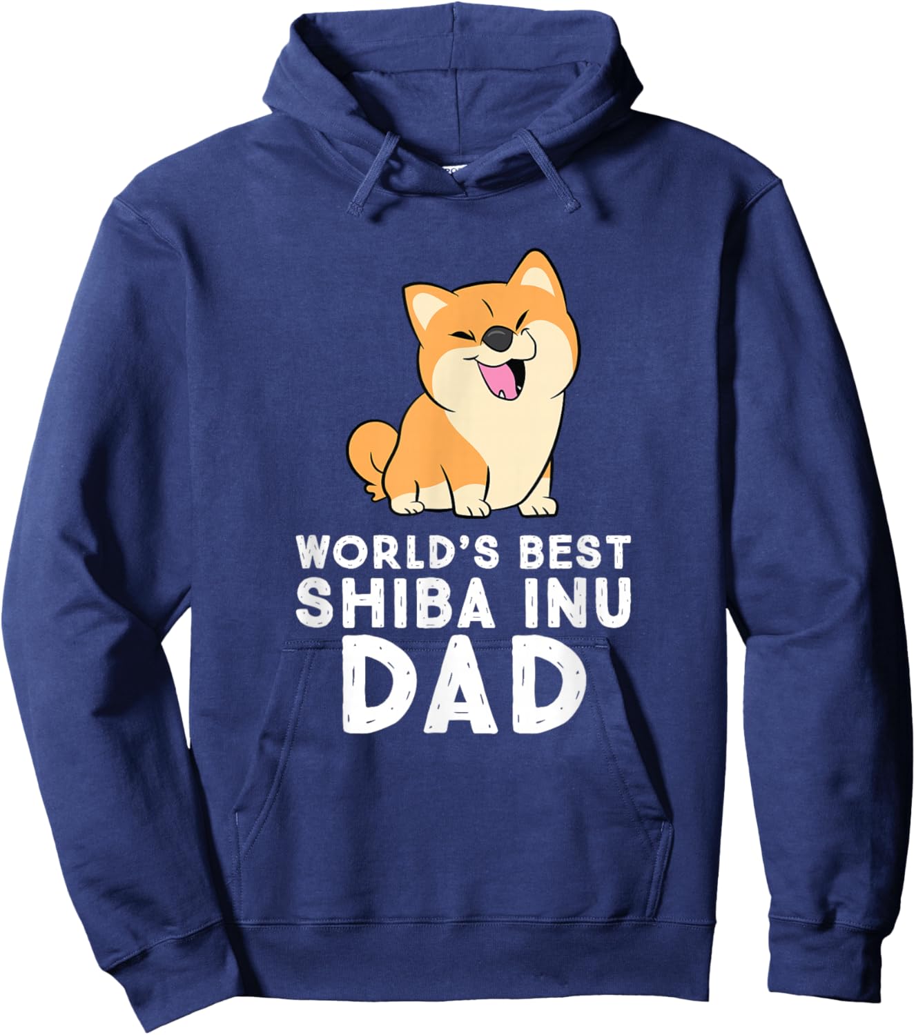 World's Best Shiba Inu Dad Dog Shiba Dad Hoodie - Hoodie | Navy