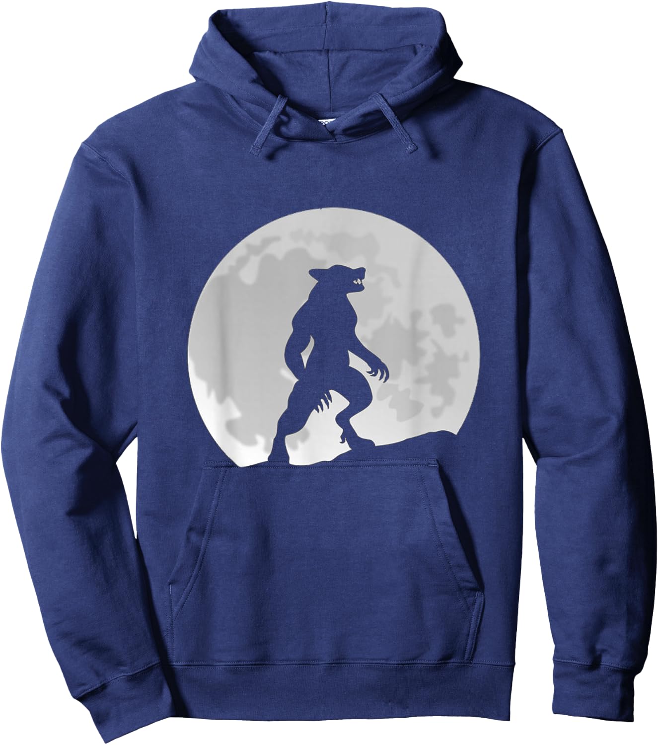 Werewolf Wolf Moon Hoodie - Hoodie | Navy