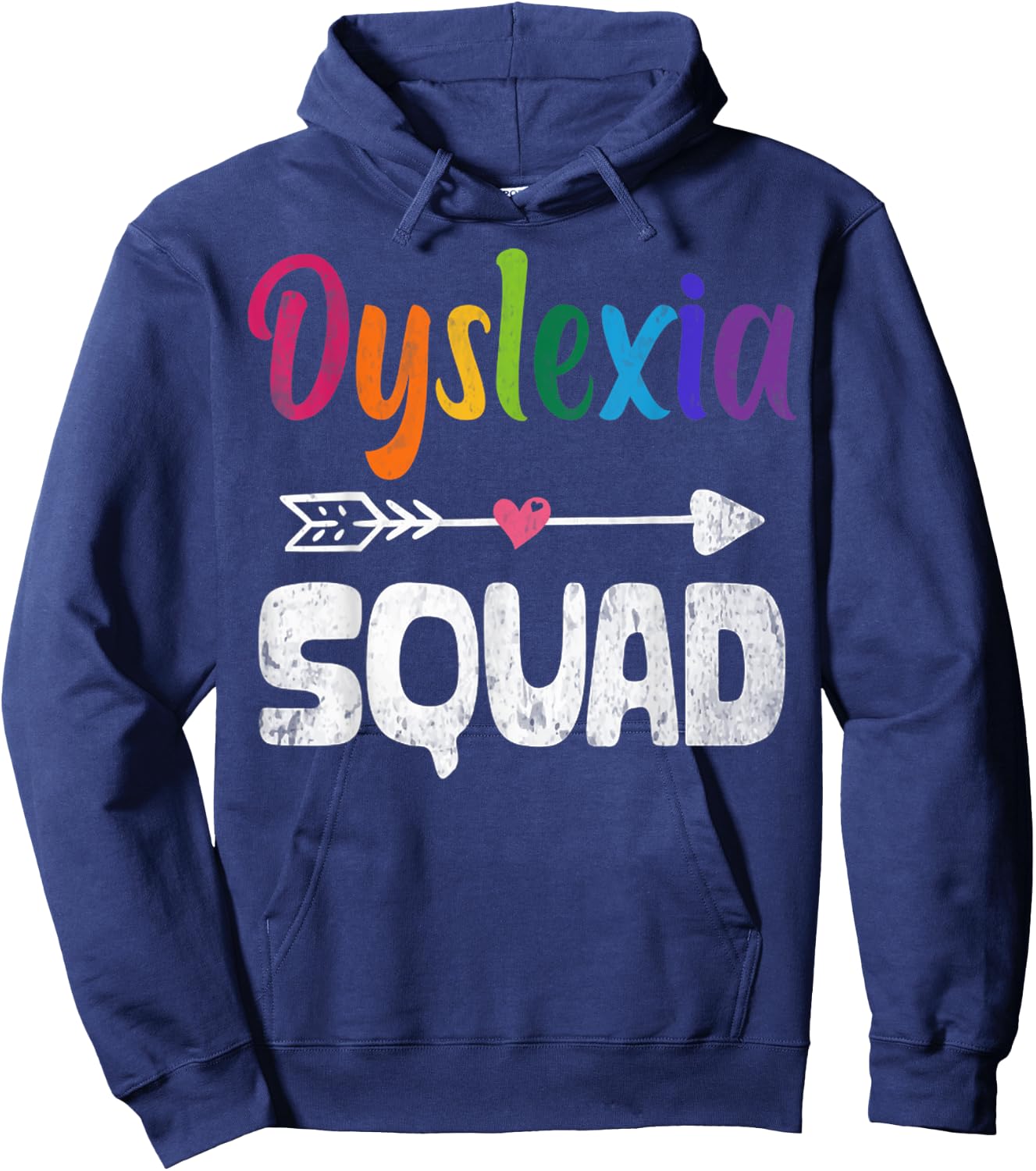 Dyslexia Awareness Month Dyslexia Teacher Therapist Hoodie - Hoodie | Navy