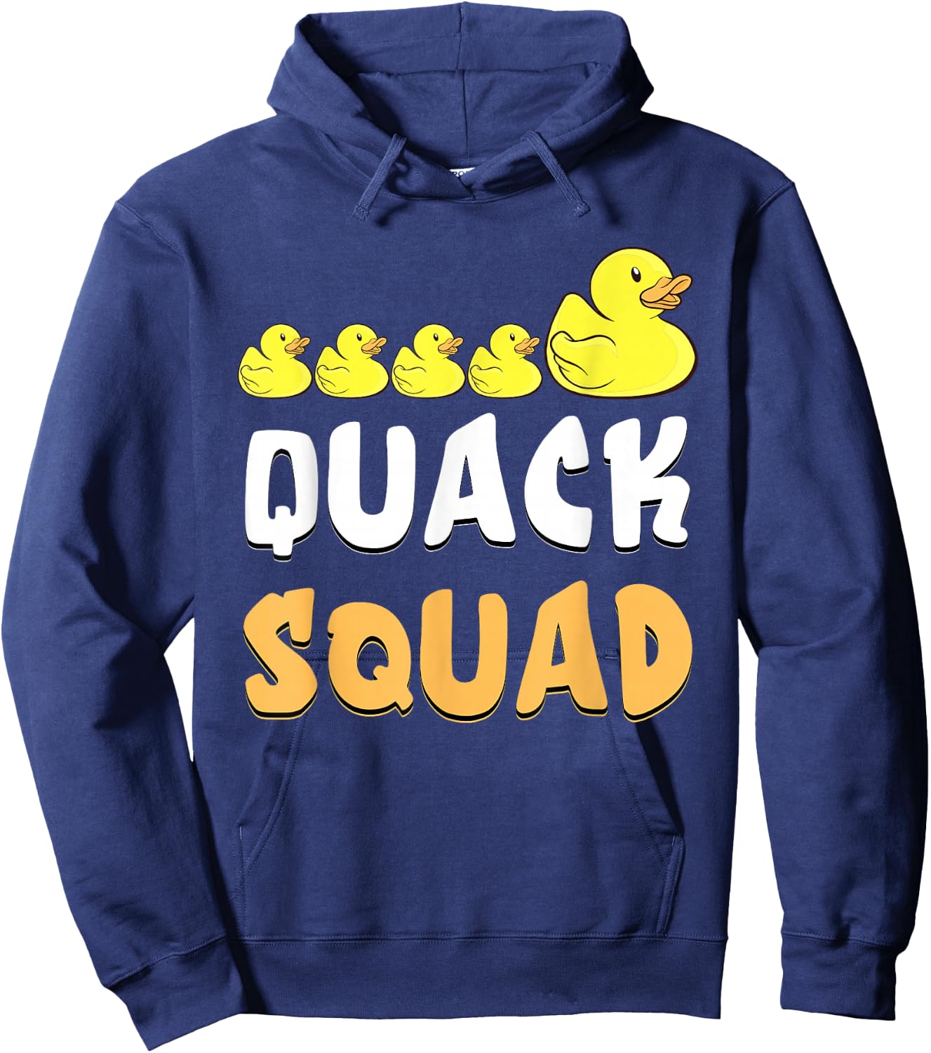 Quack Squad Rubber Duck Family Rubber Duckling Cute Duckie Hoodie - Hoodie | Navy