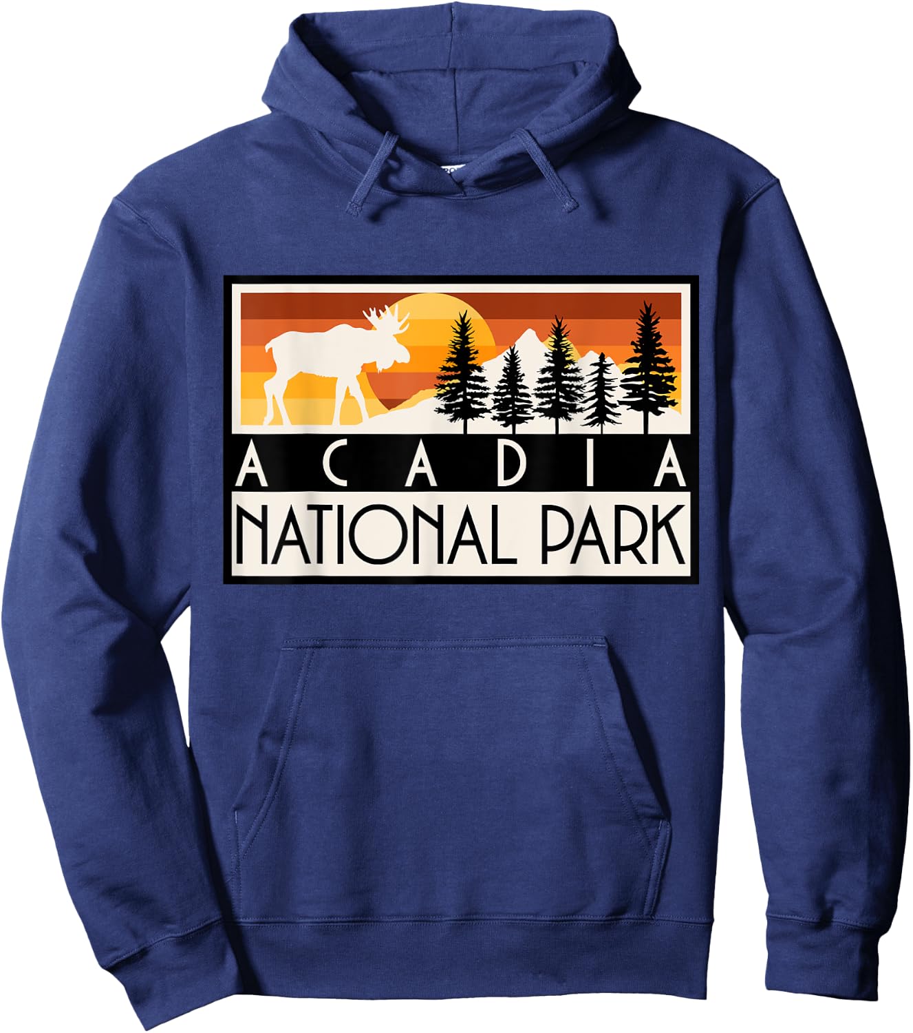 Acadia National Park Maine Nature Hike Outdoors Hoodie - Hoodie | Navy