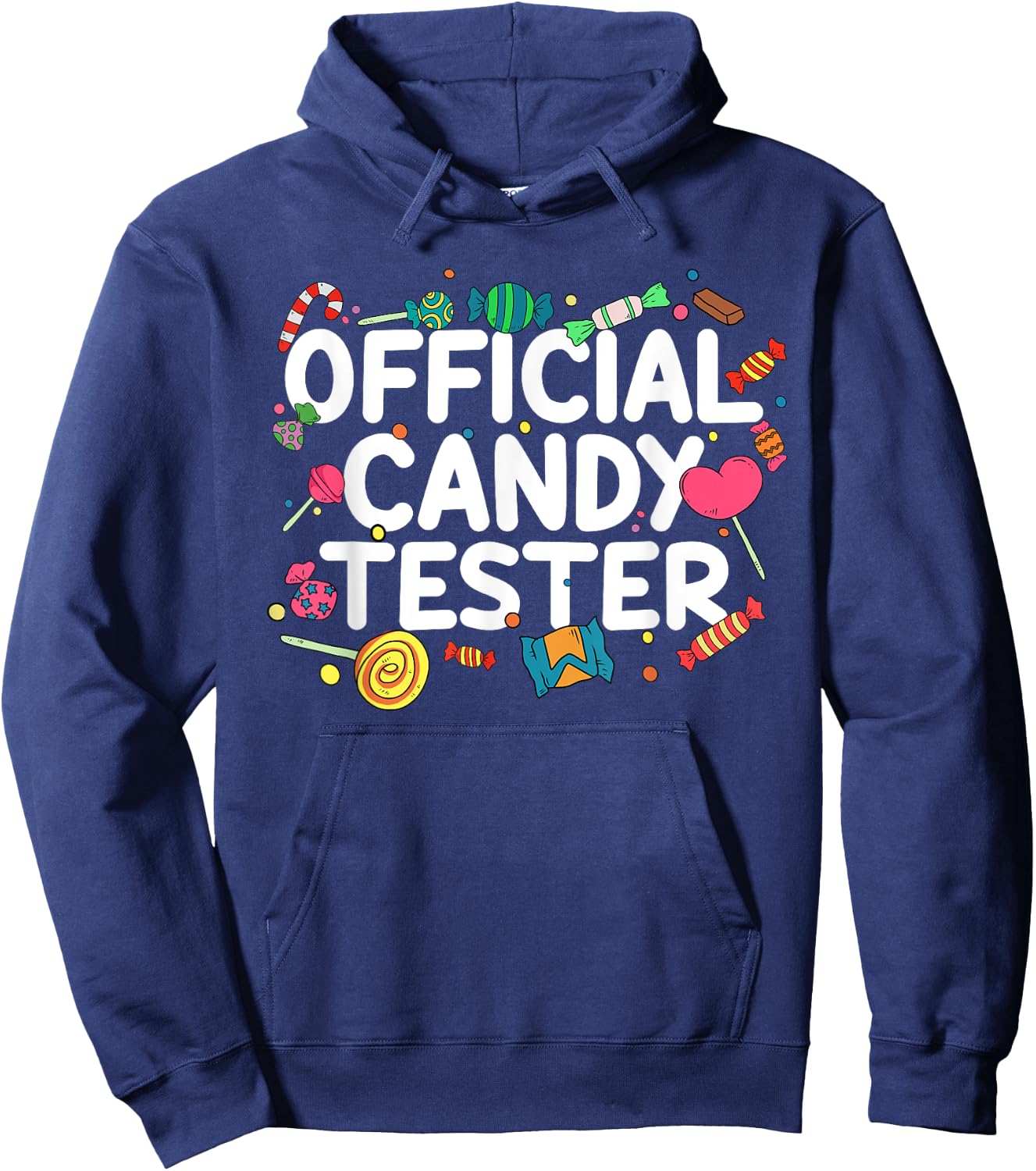 Cool Candy Art Men Women Kids Lollipop Candy Bar Halloween Hoodie - Hoodie | Navy