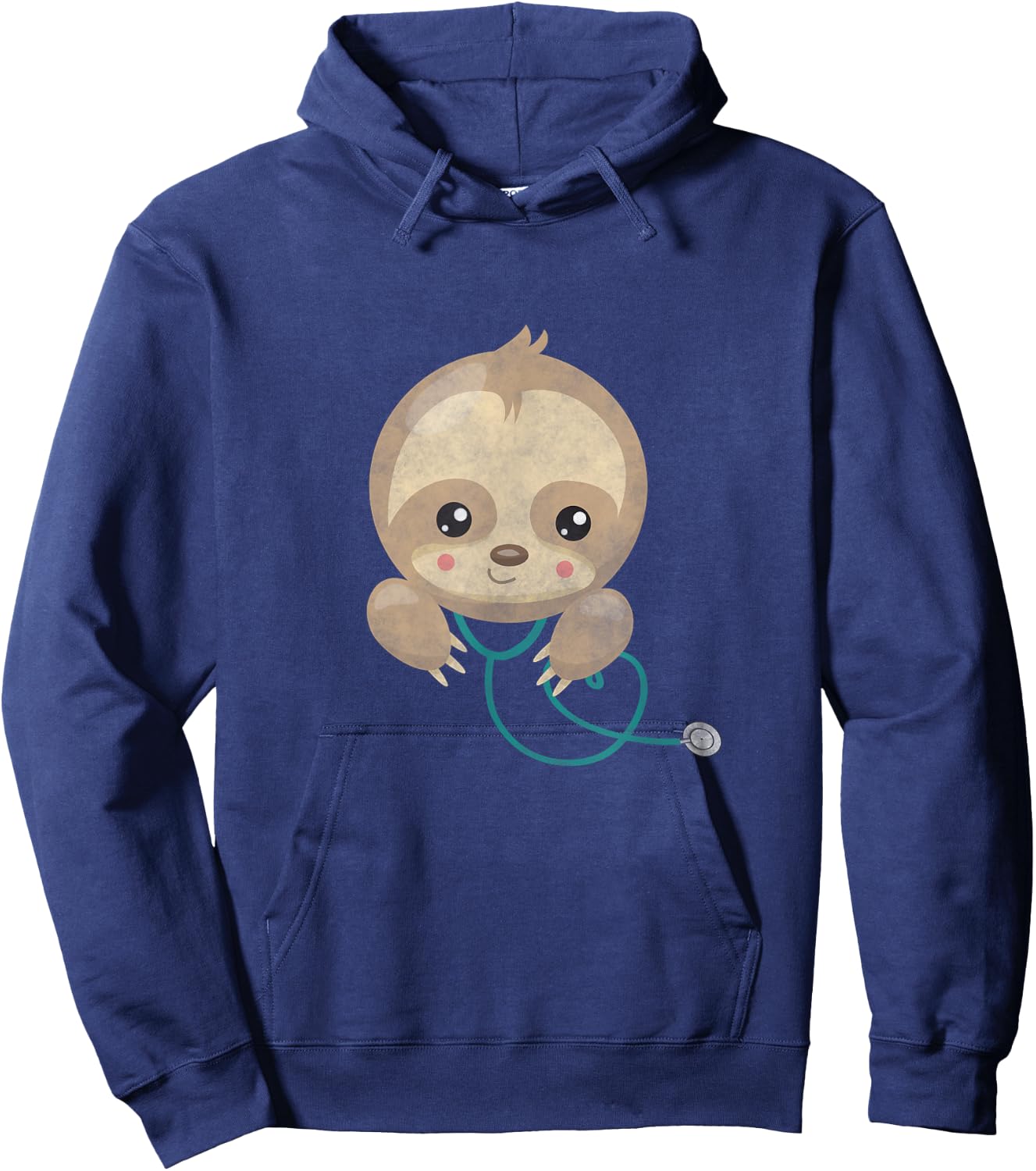 Sloth Lover Nurse T Shirt Doctor Medical Pediatric RN Gifts Hoodie - Hoodie | Navy