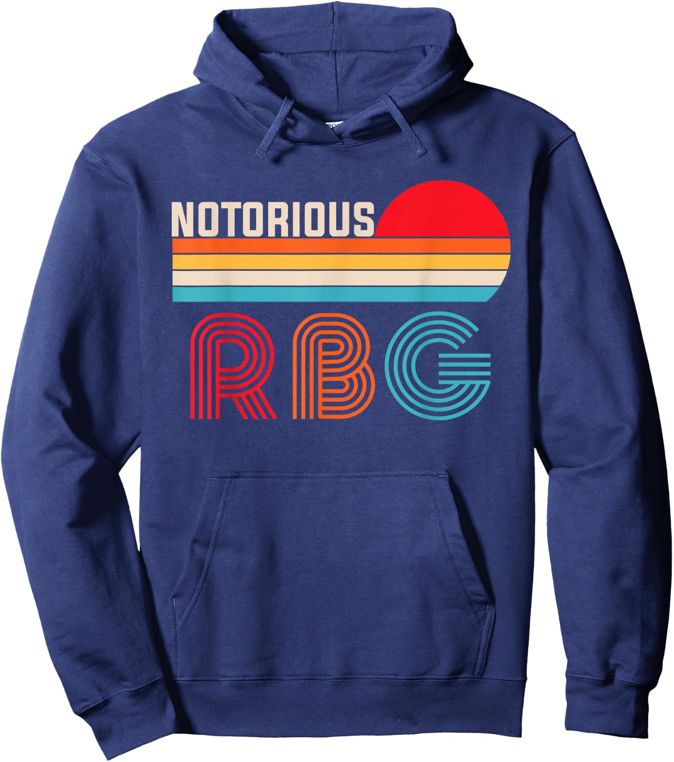 Vintage Notorious RBG shirt , Ruth Bader Ginsburg Hoodie - Hoodie | Navy