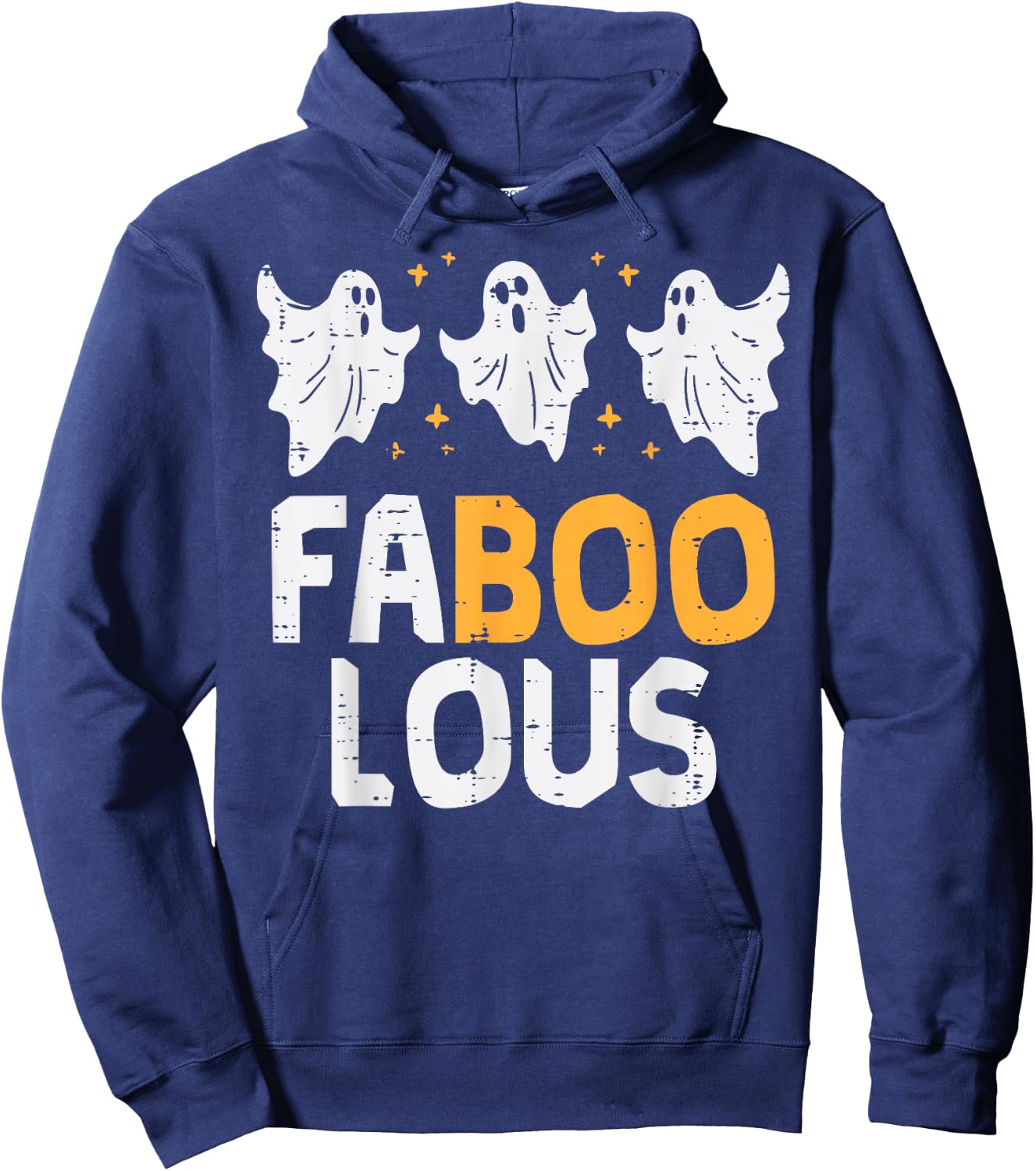 Faboolous Ghosts Funny Scary Spooky Halloween Women Girls Hoodie - Hoodie | Navy