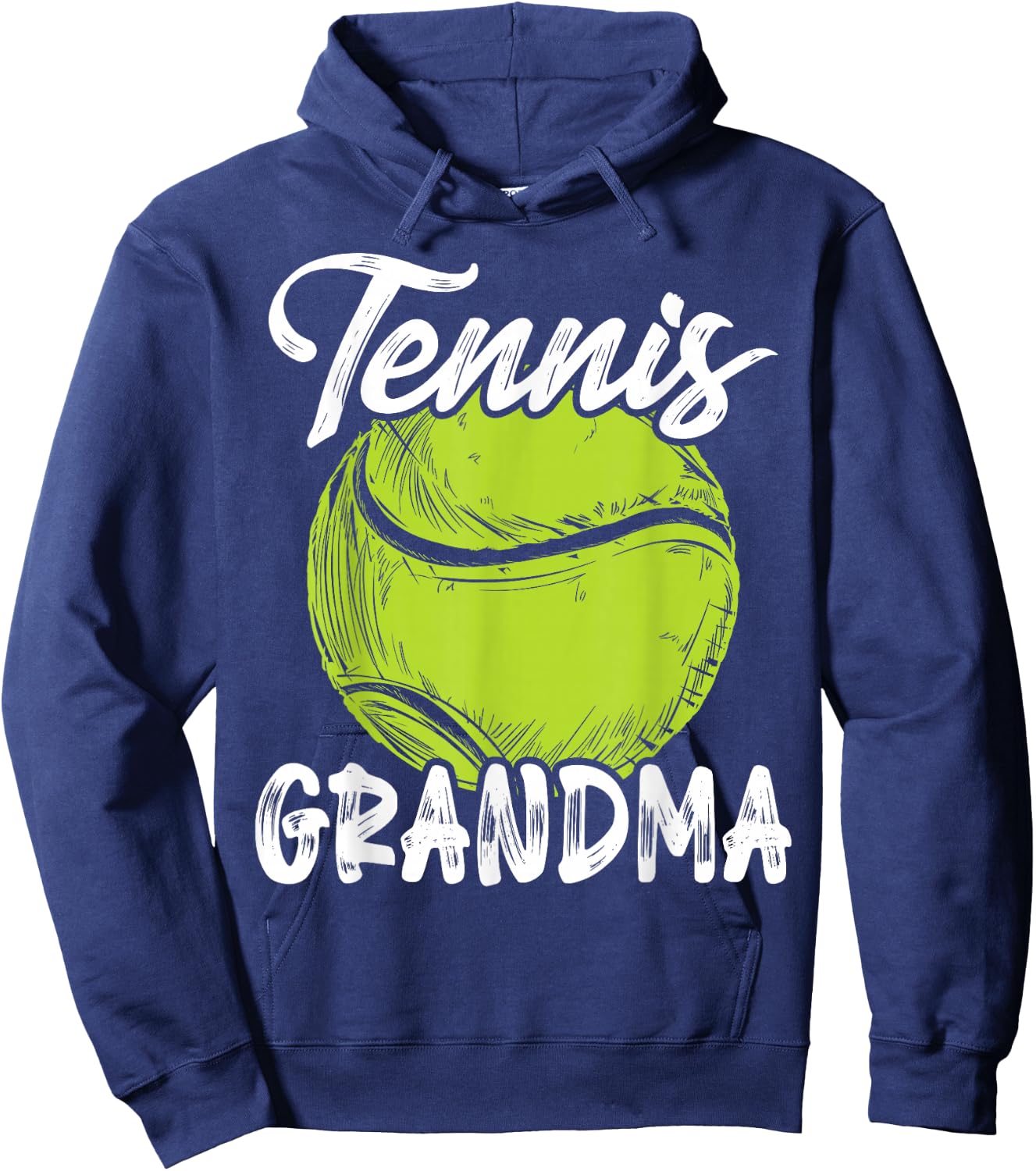 Tennis Grandma Men Family Matching Set Tennis Ball Player Hoodie - Hoodie | Navy