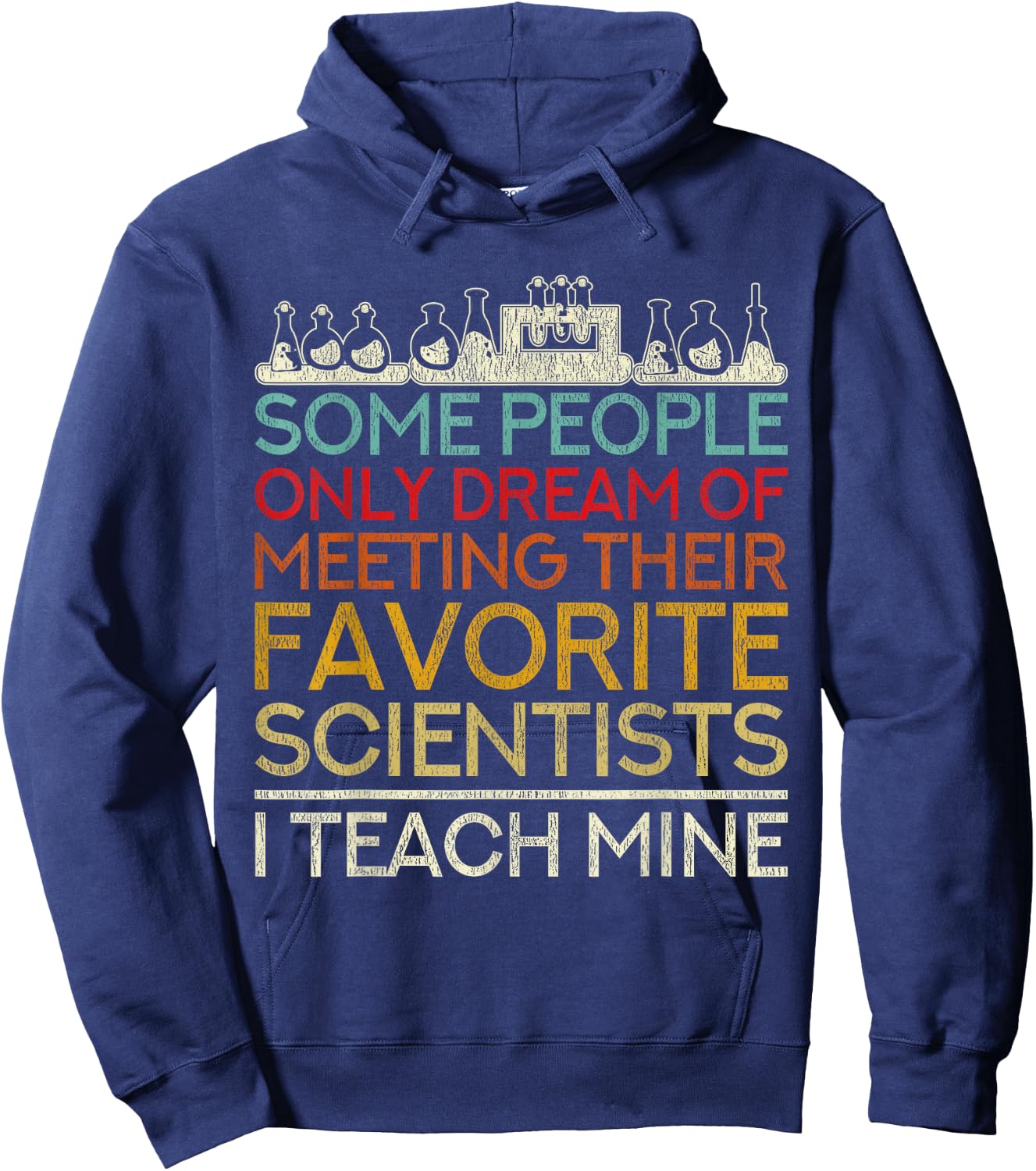 Science Teacher Biologist Scientist Men Women Gift Biology Hoodie - Hoodie | Navy