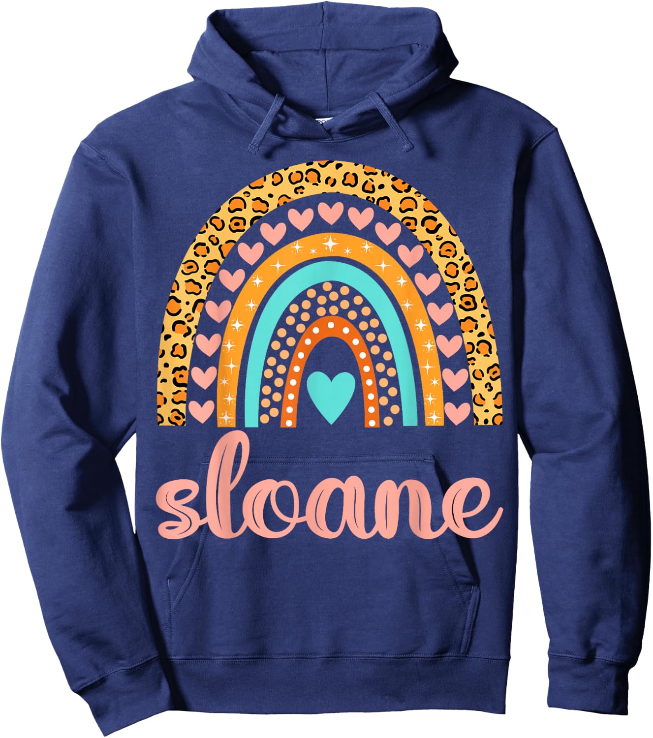 Sloane Sloane Name Birthday Shirt Gift Hoodie - Hoodie | Navy