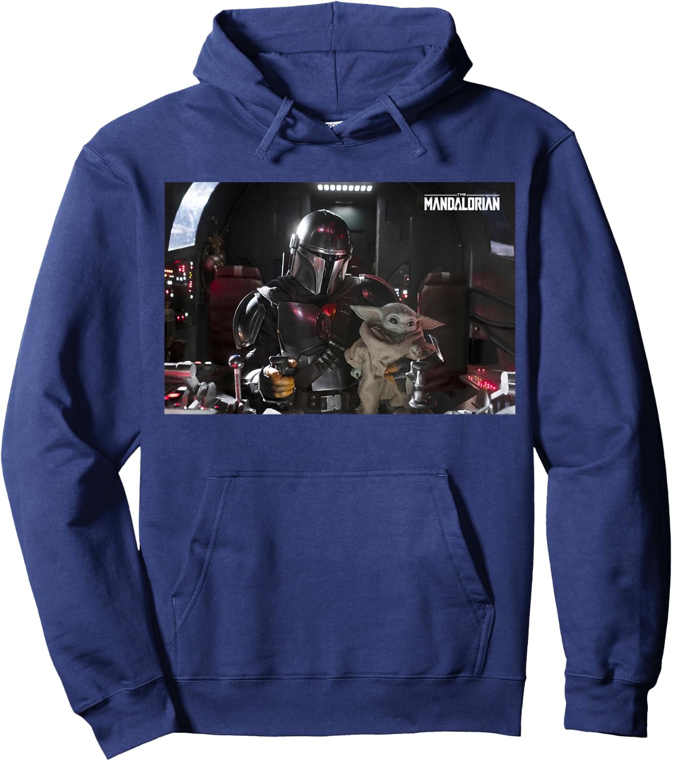 Star Wars The Mandalorian and Grogu Pilot and Co-Pilot Hoodie - Hoodie | Navy