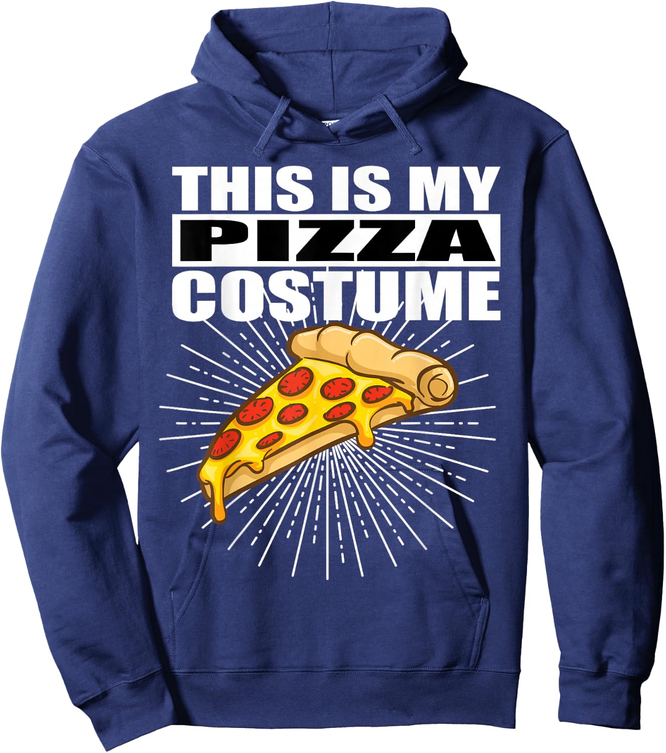This is My Pizza Costume Halloween Hoodie - Hoodie | Navy