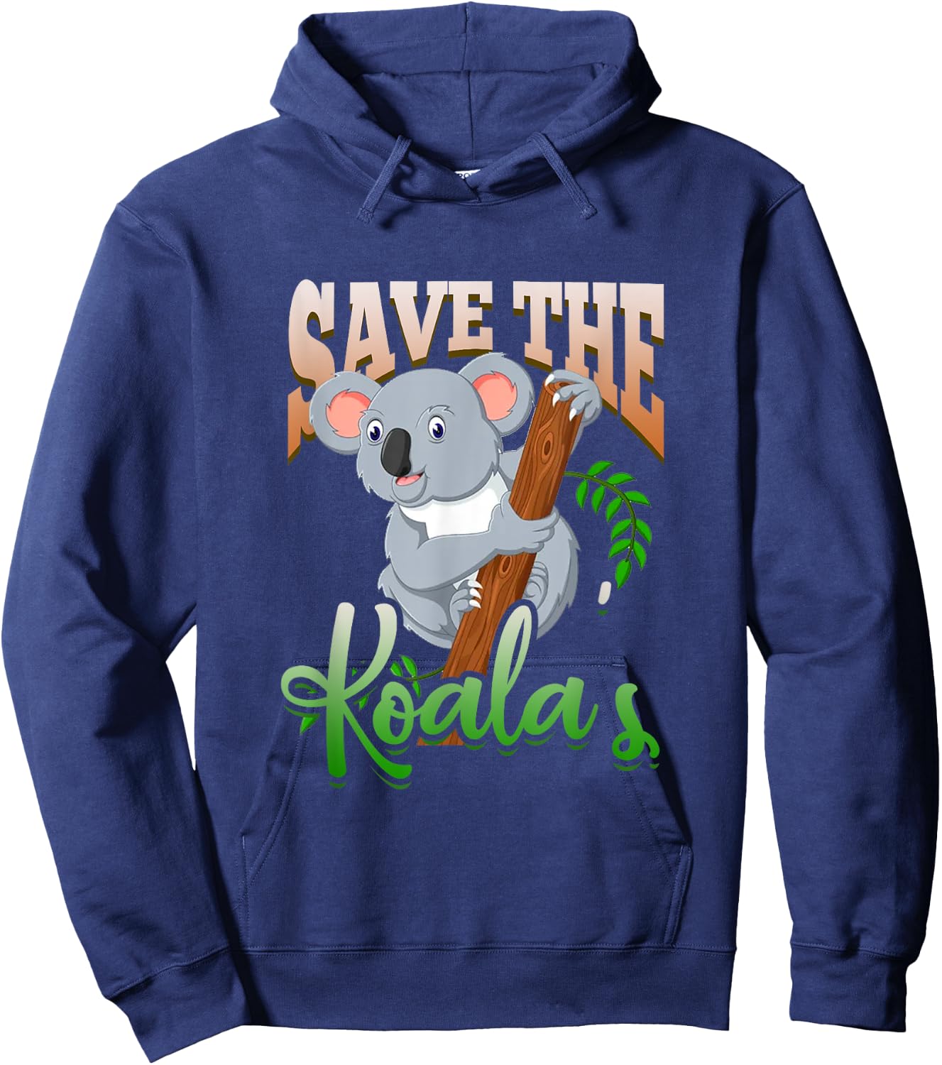Save The Koalas Koala Bear Hoodie - Hoodie | Navy