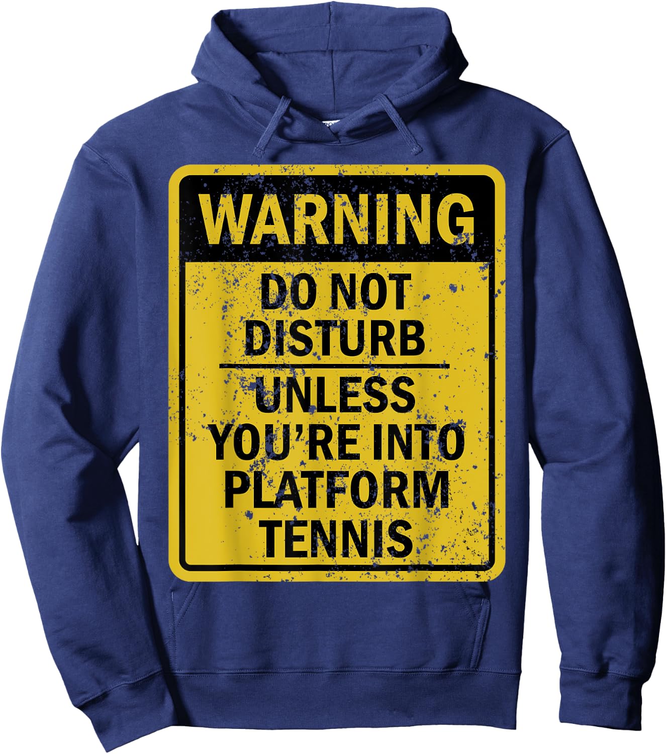 Funny PLATFORM TENNIS Sports Themed Birthday Party Hoodie - Hoodie | Navy