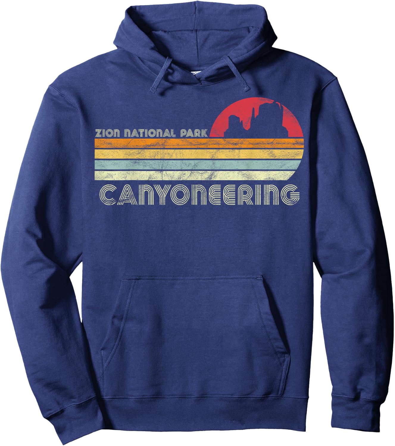 Canyoneer Zion National Canyoneering Adventures Canyoning Hoodie - Hoodie | Navy