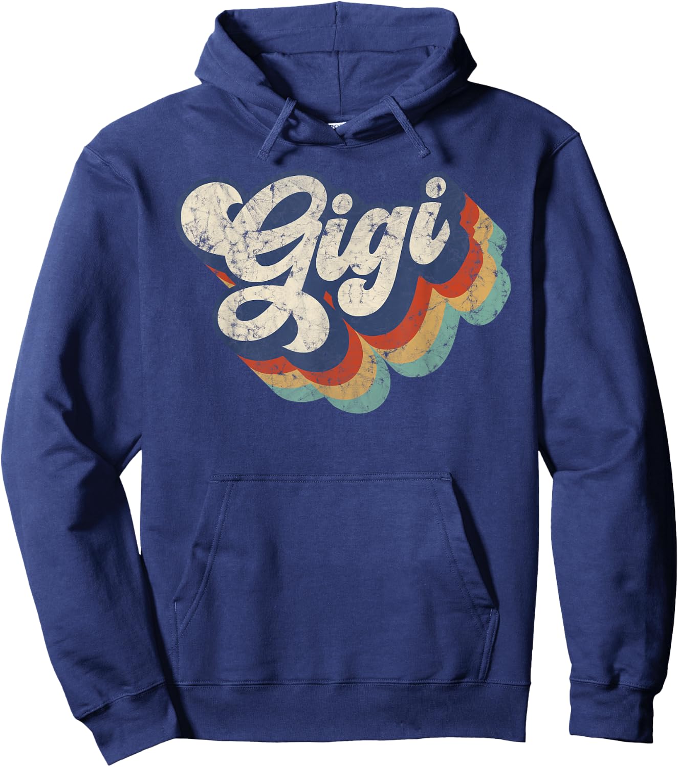 Retro Cute Gigi for Grandma Best Gigi Ever Mother's Day Small Hoodie - Hoodie | Navy