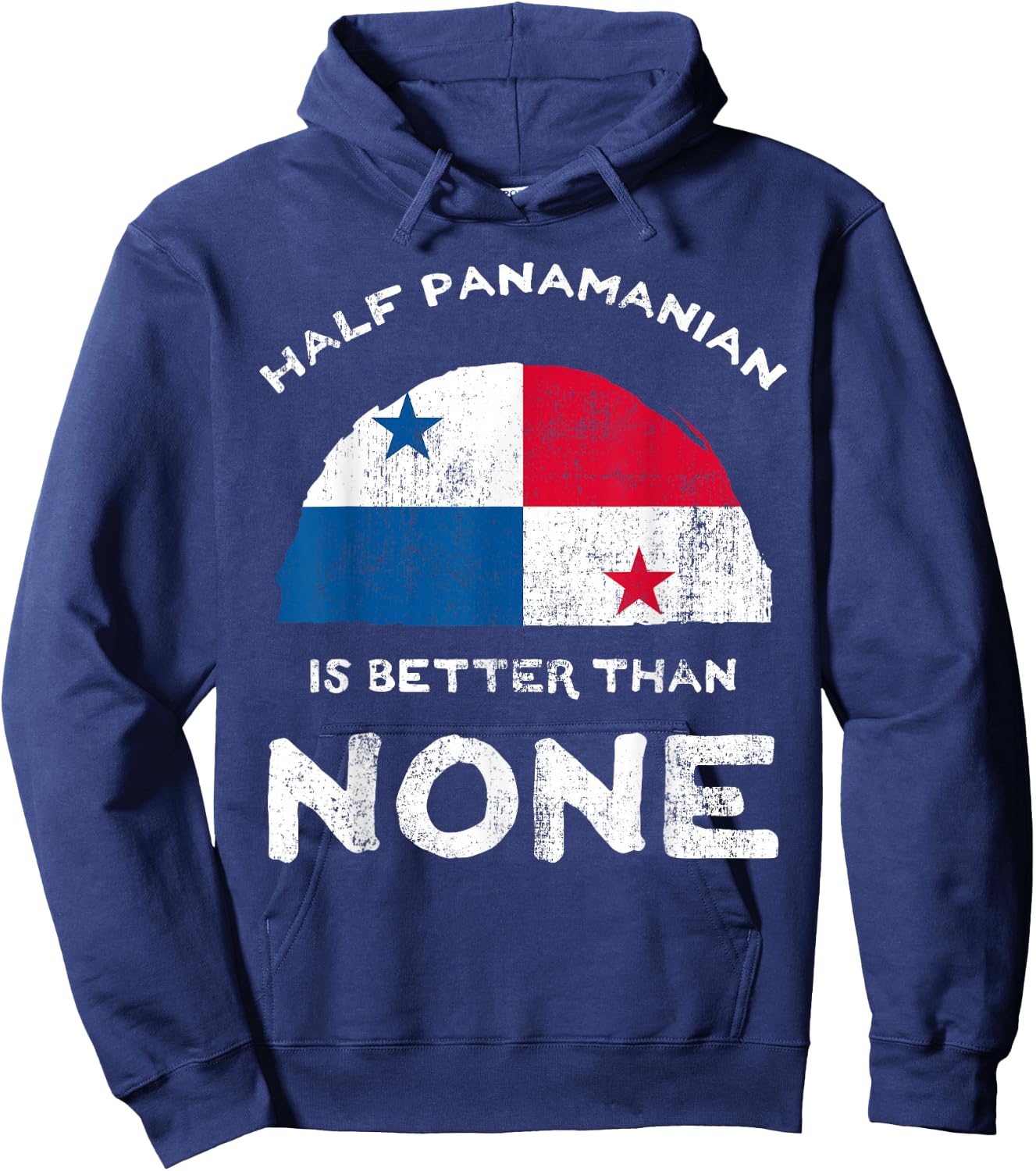 Half Panamanian is Better Than None Republic of Panama DNA Hoodie - Hoodie | Navy