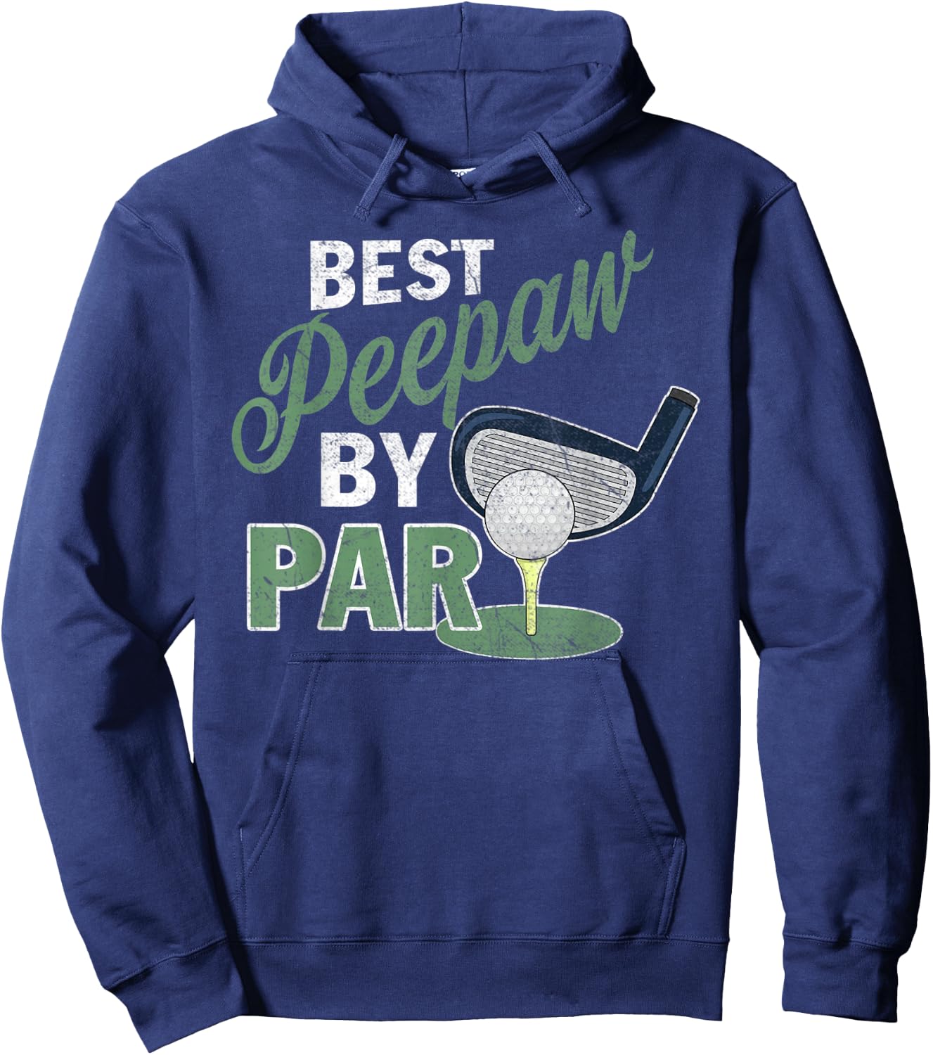 Best Peepaw By Par Father's Day Golf Sports Hoodie - Hoodie | Navy