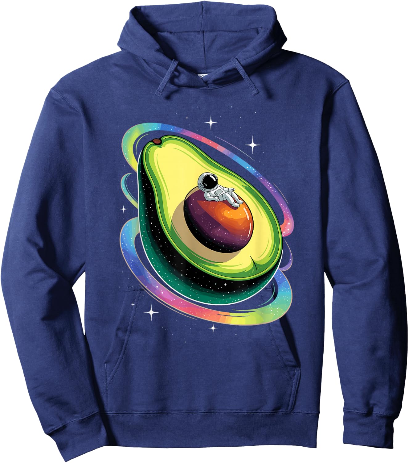 Astronaut Space Avocado Planet Stars Galaxy Avocados Hoodie - Hoodie | Navy