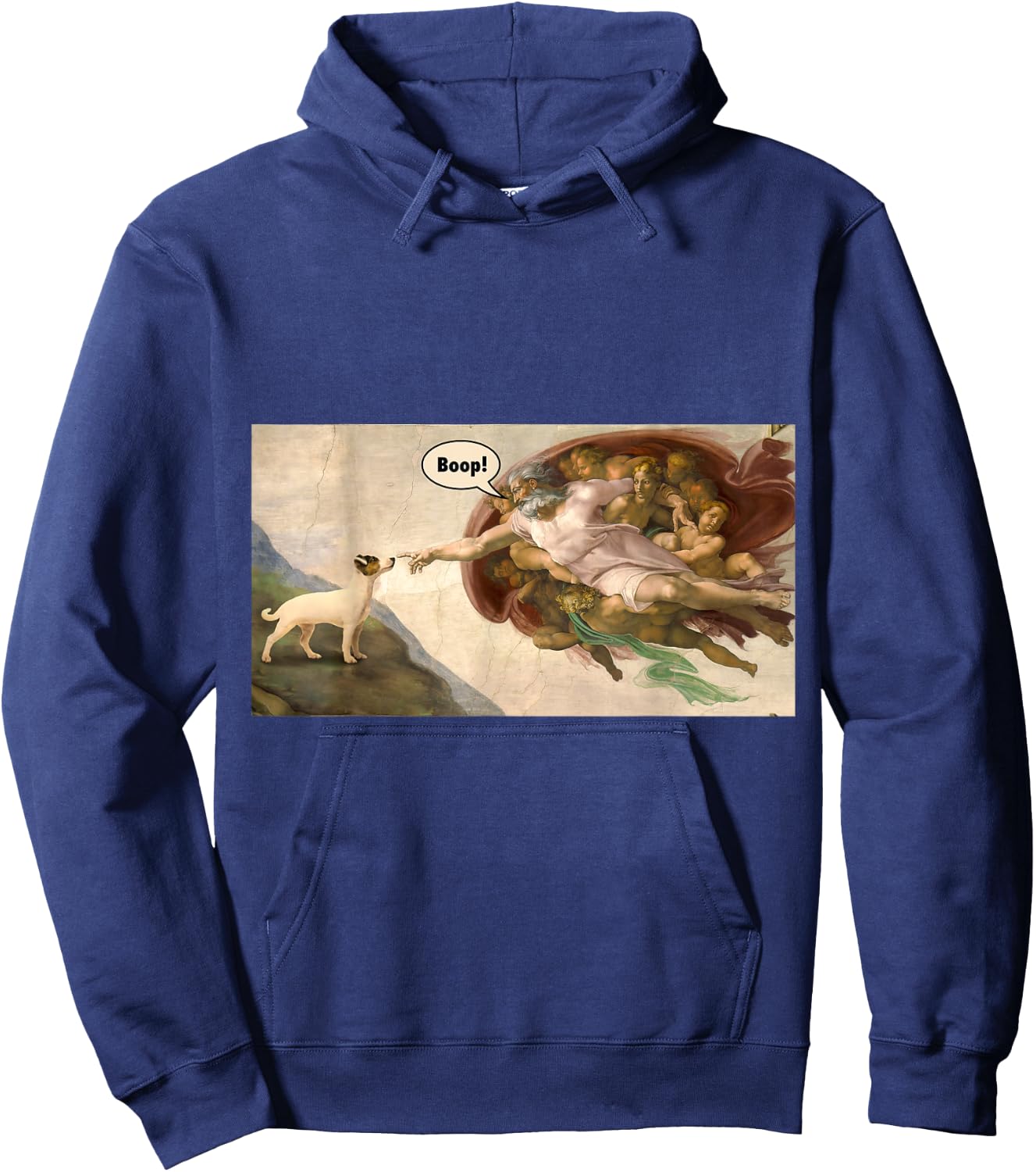 Boop The Snoot of a Jack Russell Terrier - Funny Dog Meme Men Women Kids Hoodie - Hoodie | Navy